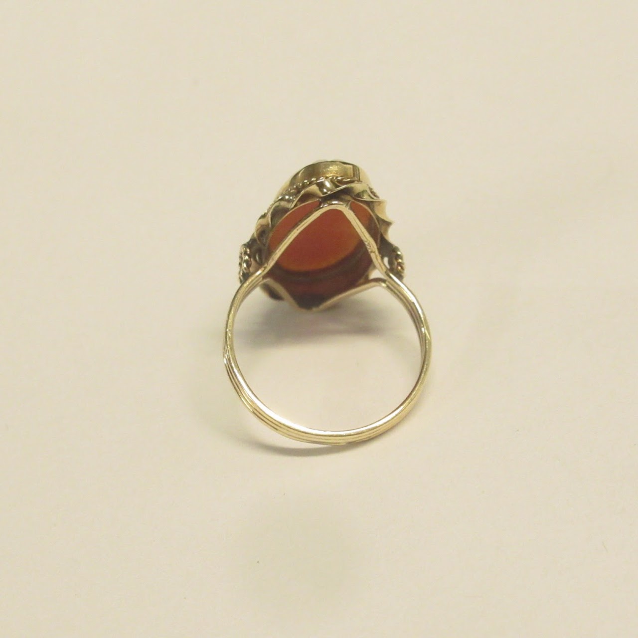 14K Gold & Carnelian Ring