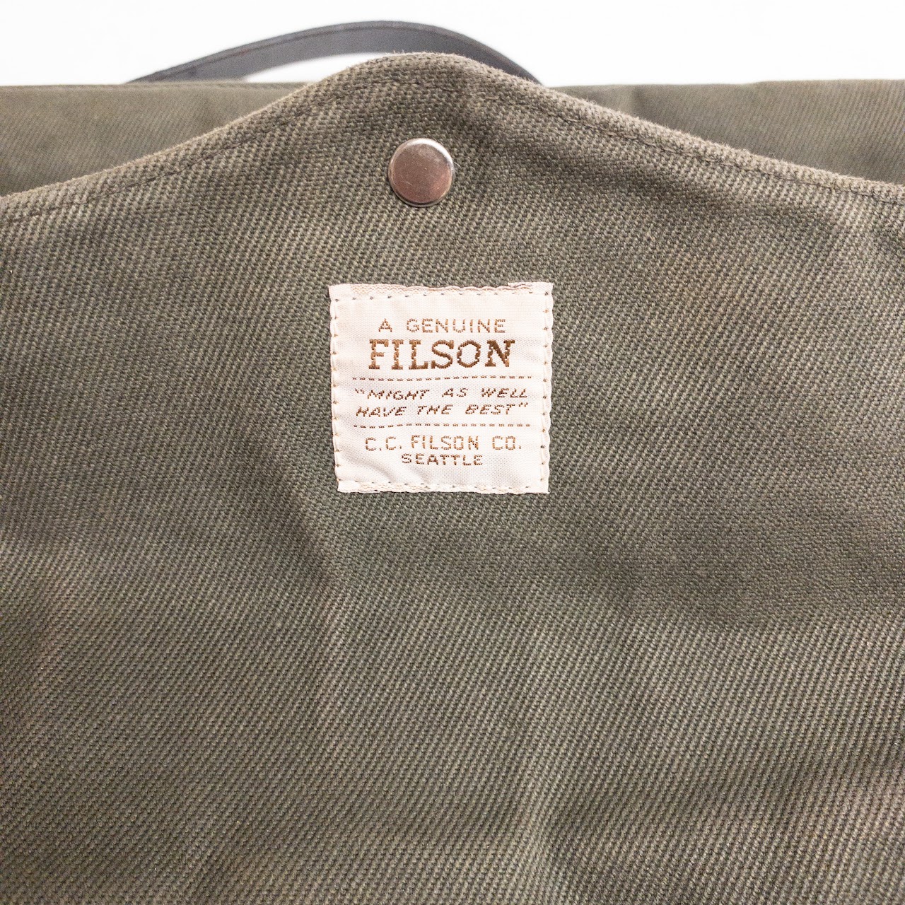 Filson Canvas & Leather Messenger Bag