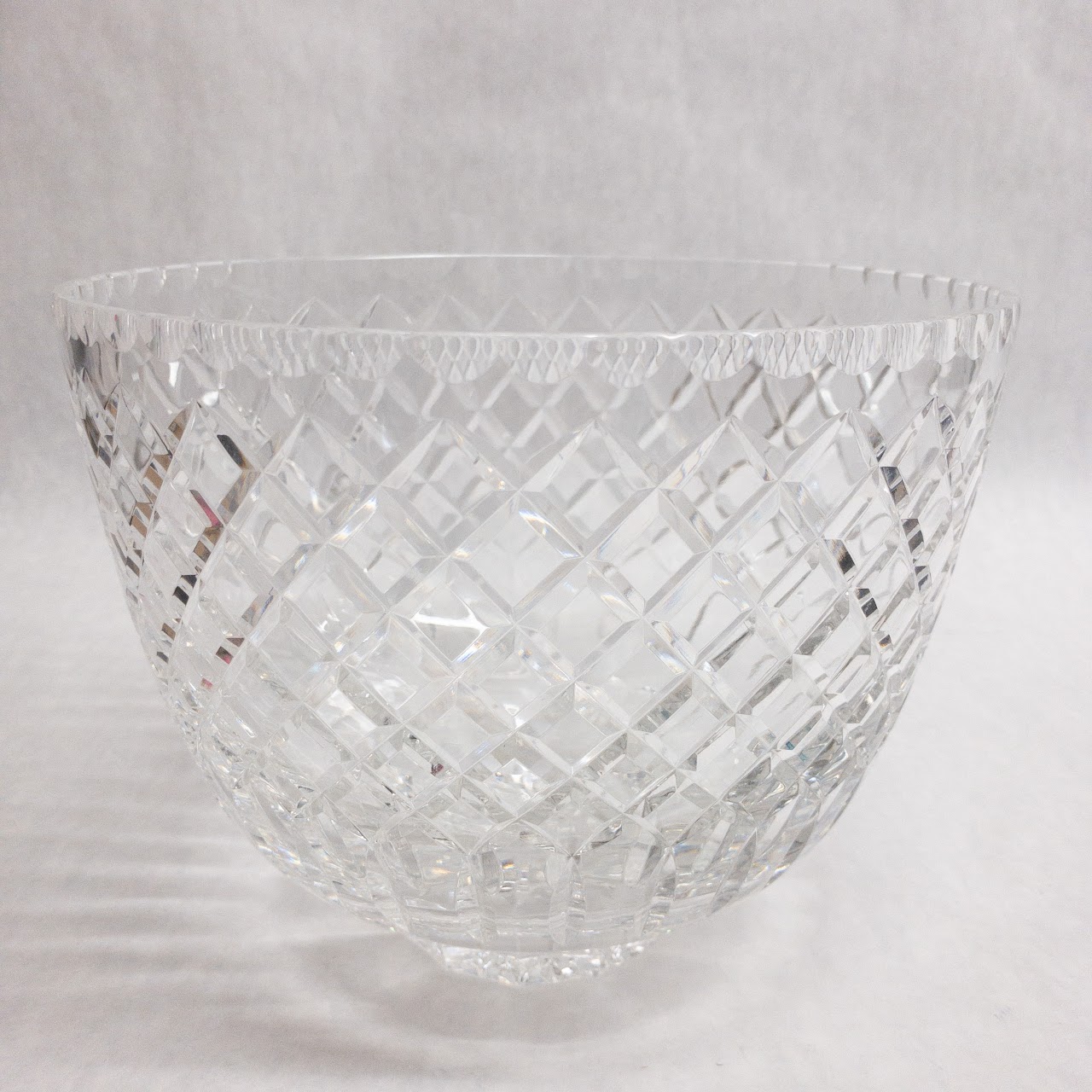 Cartier Cut Crystal Footed Bowl