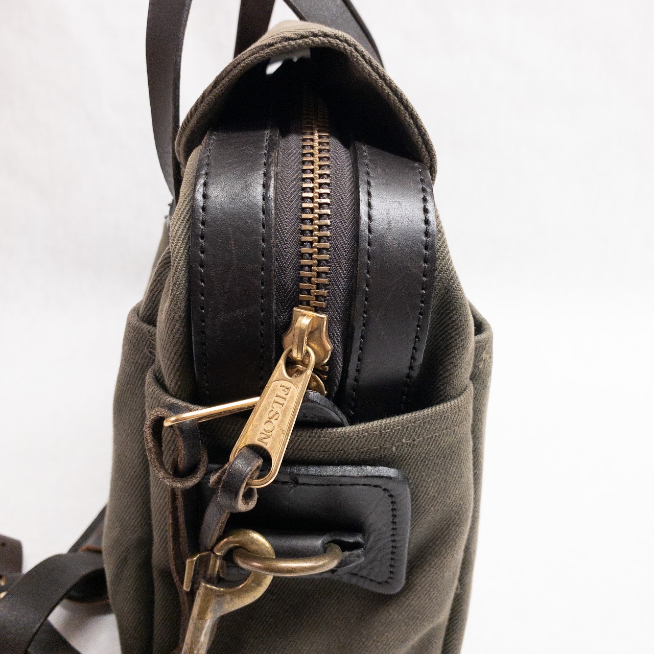 Filson Canvas & Leather Messenger Bag