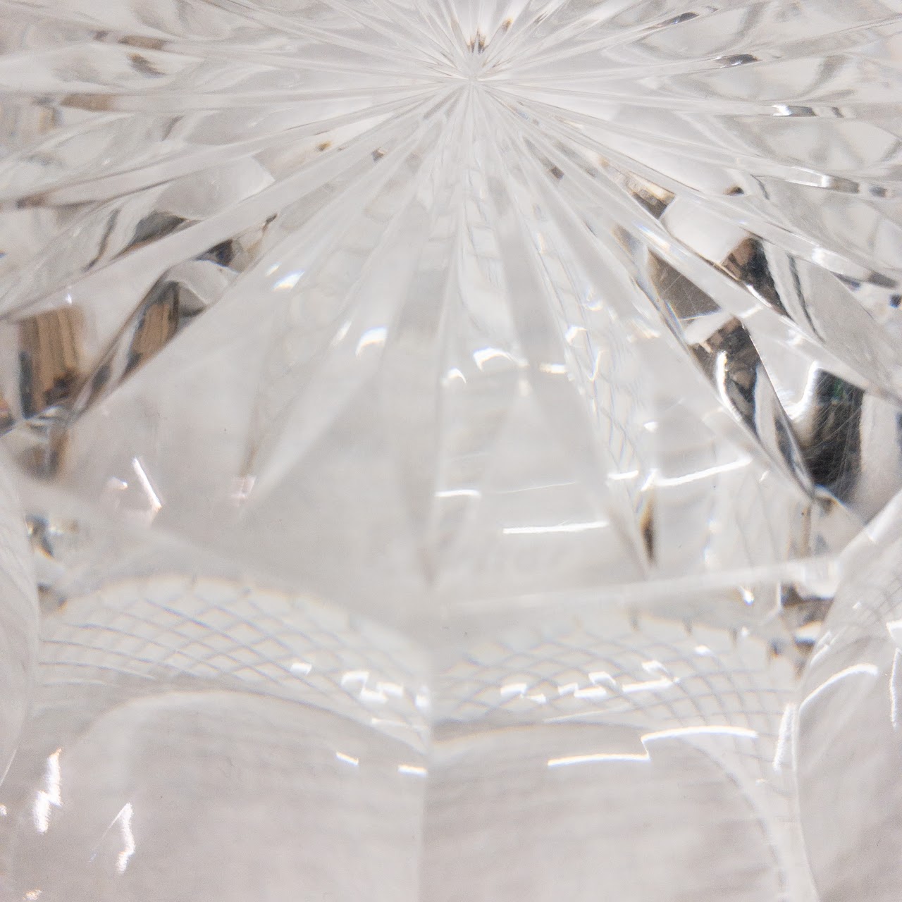 Cartier Cut Crystal Footed Bowl