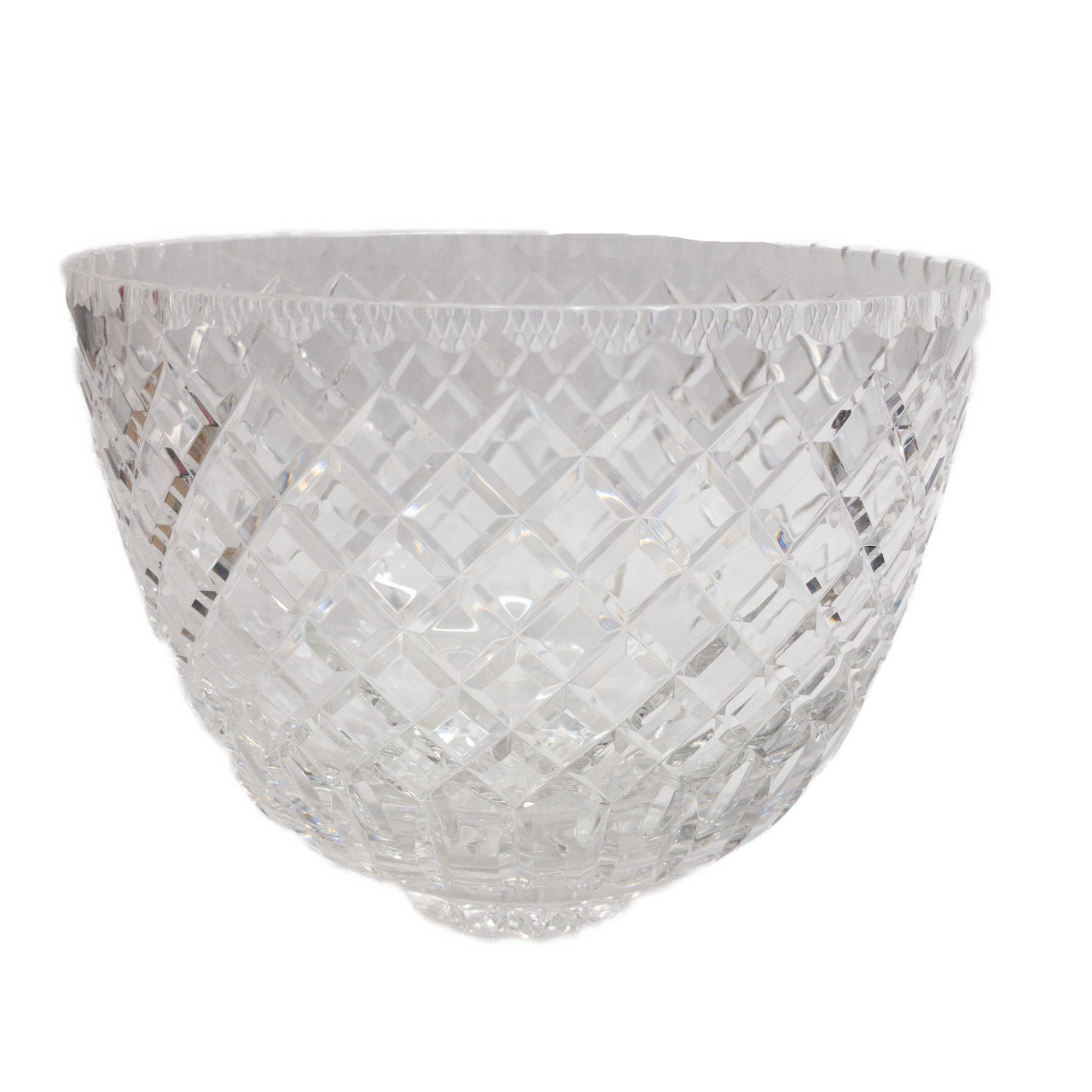 Cartier Cut Crystal Footed Bowl