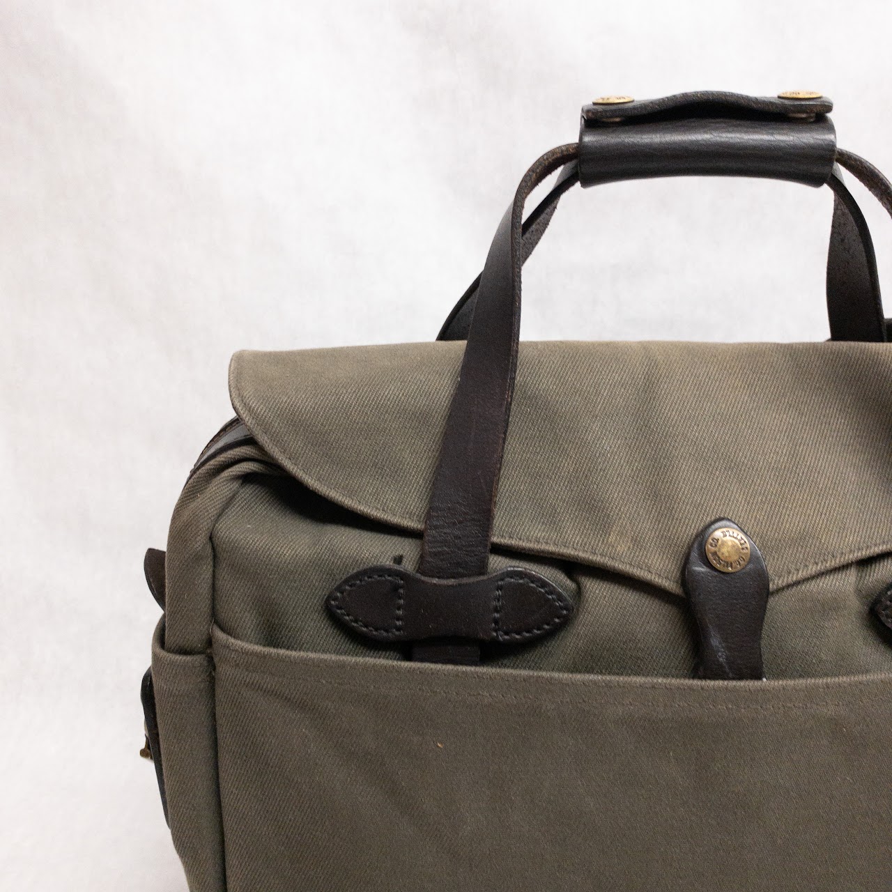 Filson Canvas & Leather Messenger Bag