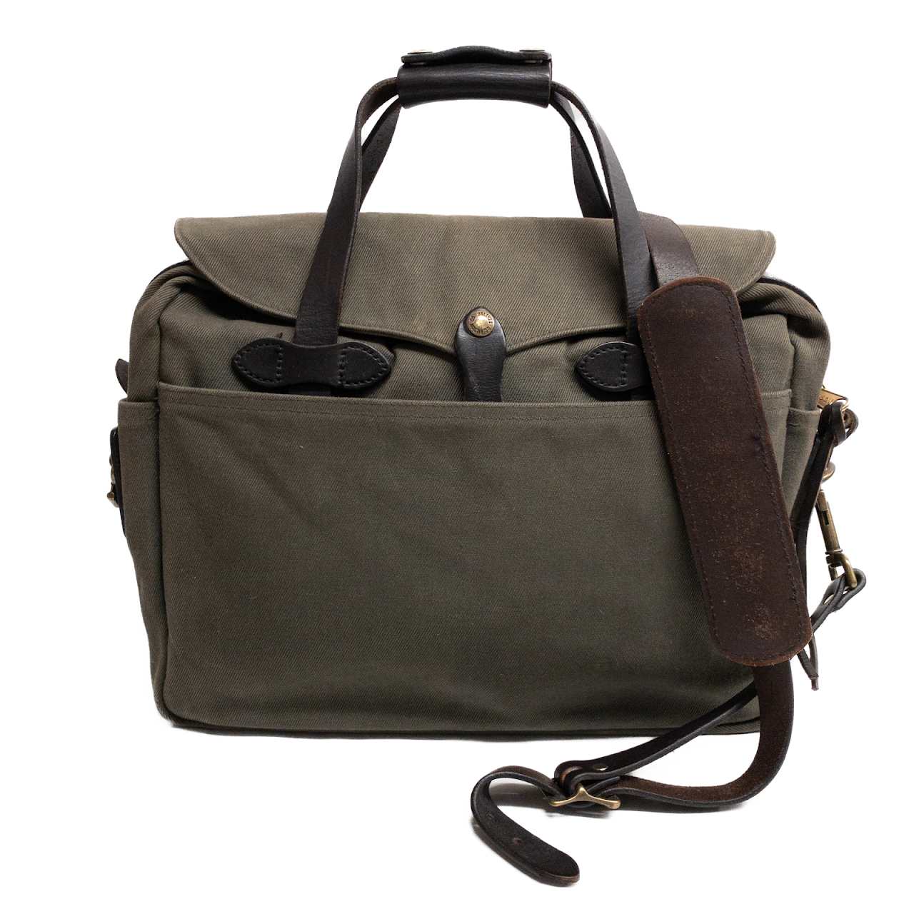 Filson Canvas & Leather Messenger Bag