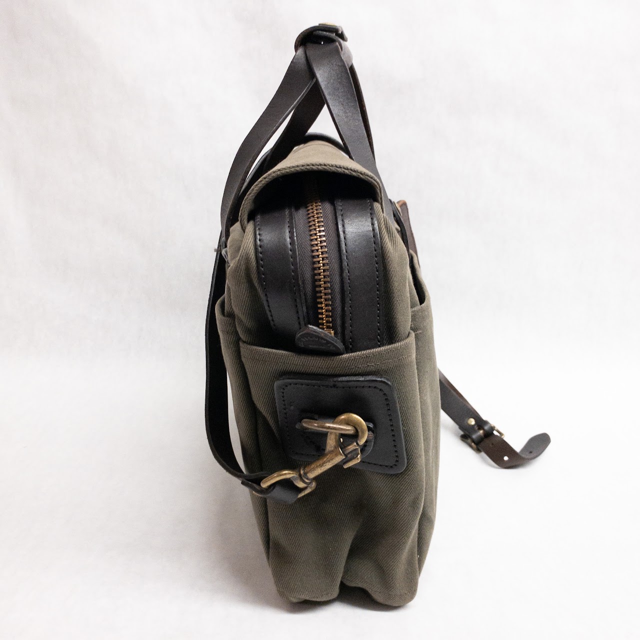 Filson Canvas & Leather Messenger Bag