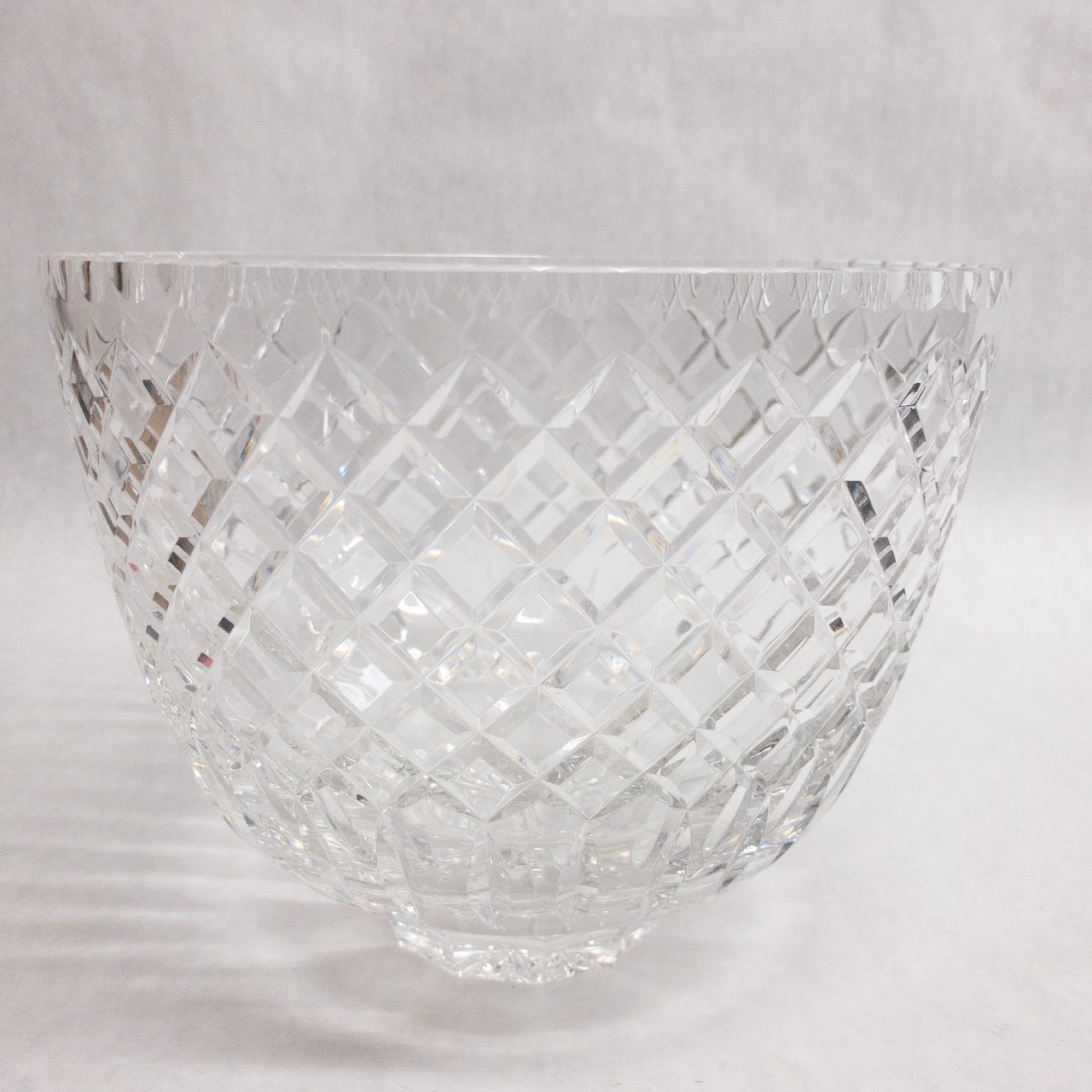 Cartier Cut Crystal Footed Bowl