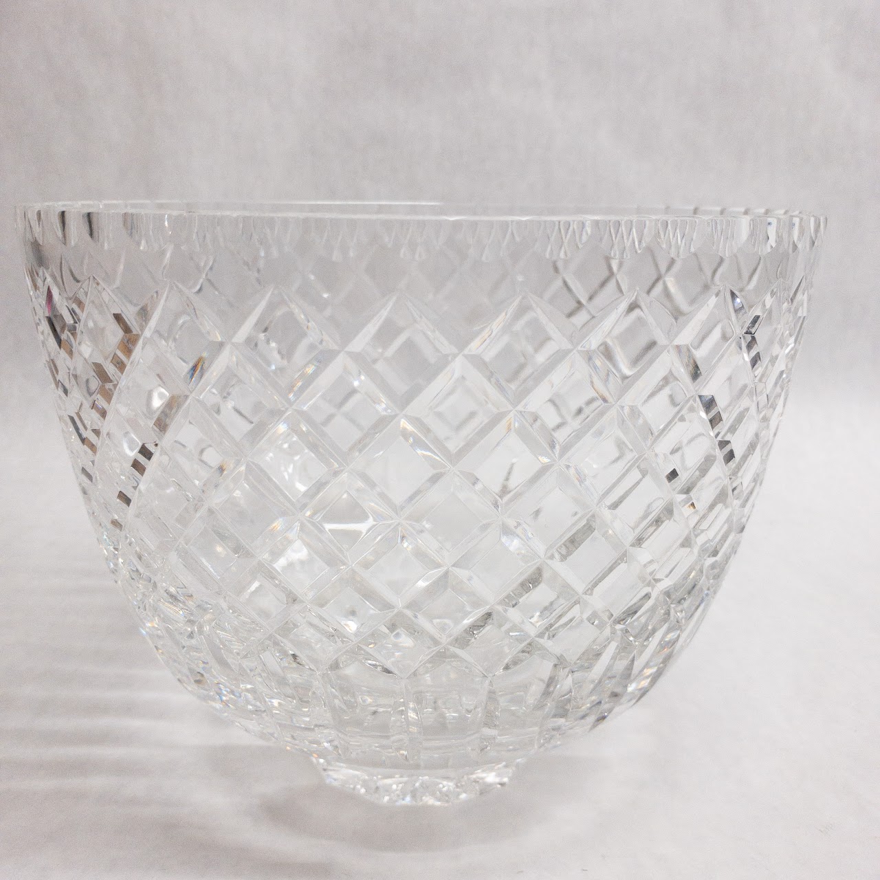 Cartier Cut Crystal Footed Bowl