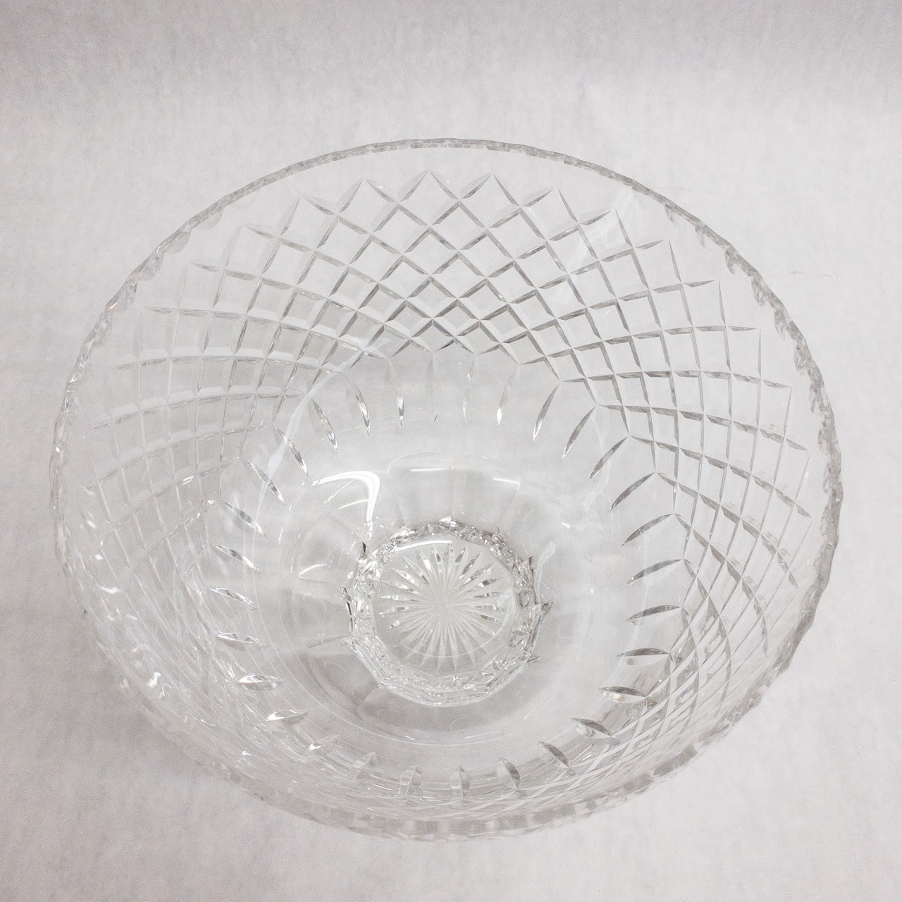 Cartier Cut Crystal Footed Bowl