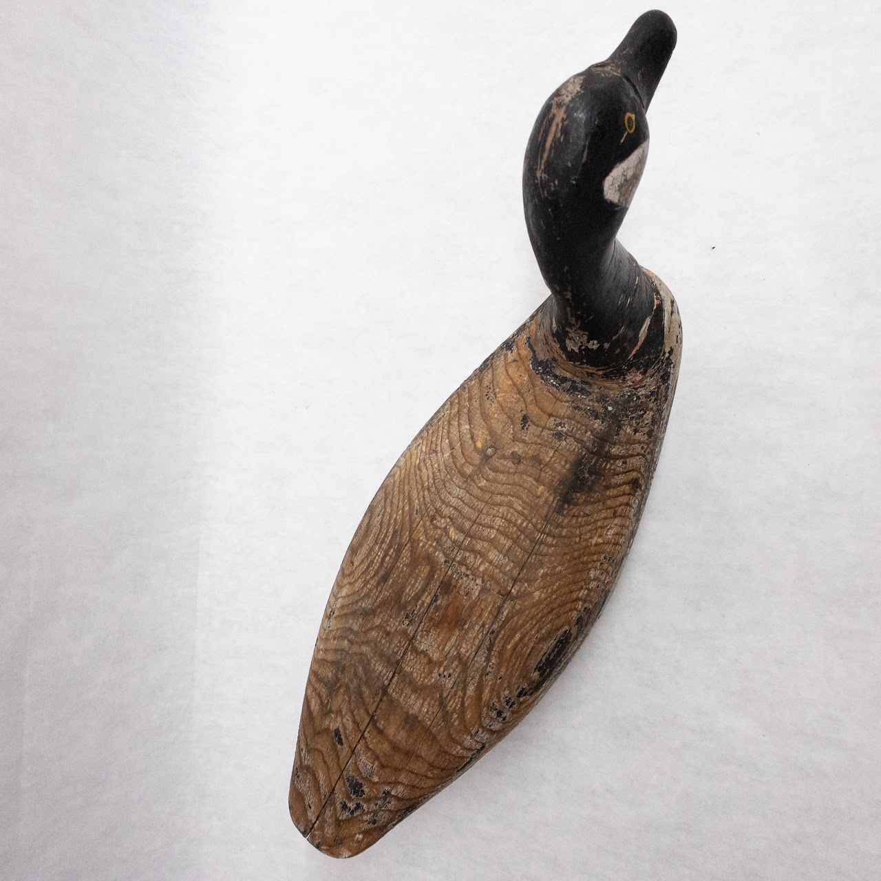 Hand Carved Wooden Goose Decoy