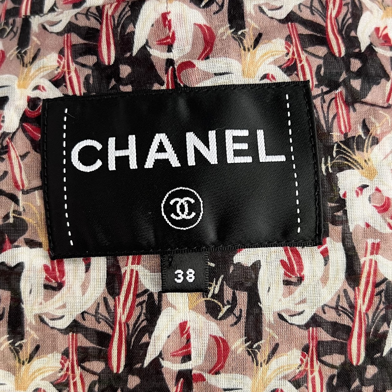 Chanel Chevron Sequined Jacket