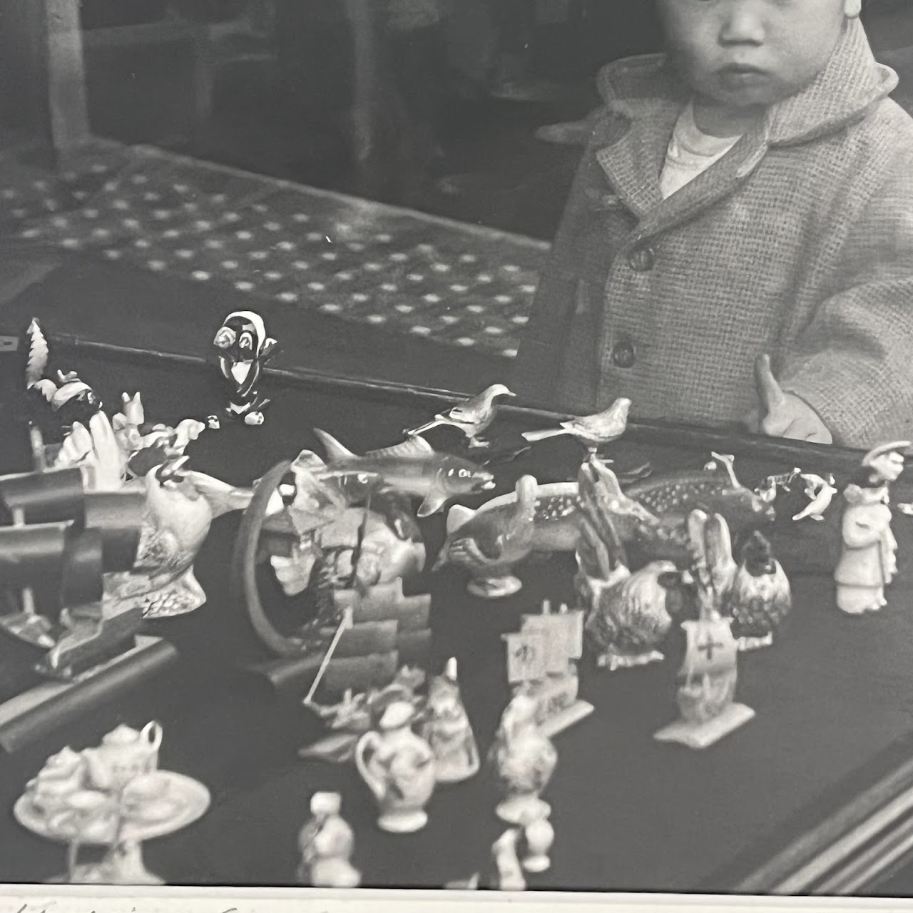 Hyman Charniak 'Window Shopping' Signed Photograph, 1954