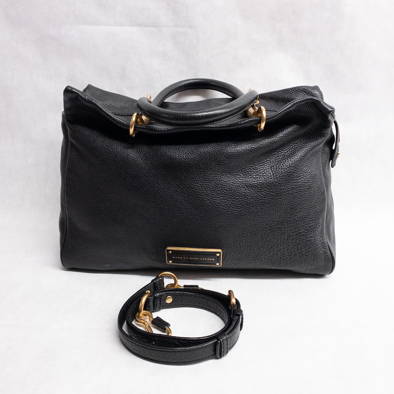 Marc by Marc Jacobs Black Leather Tote Bag