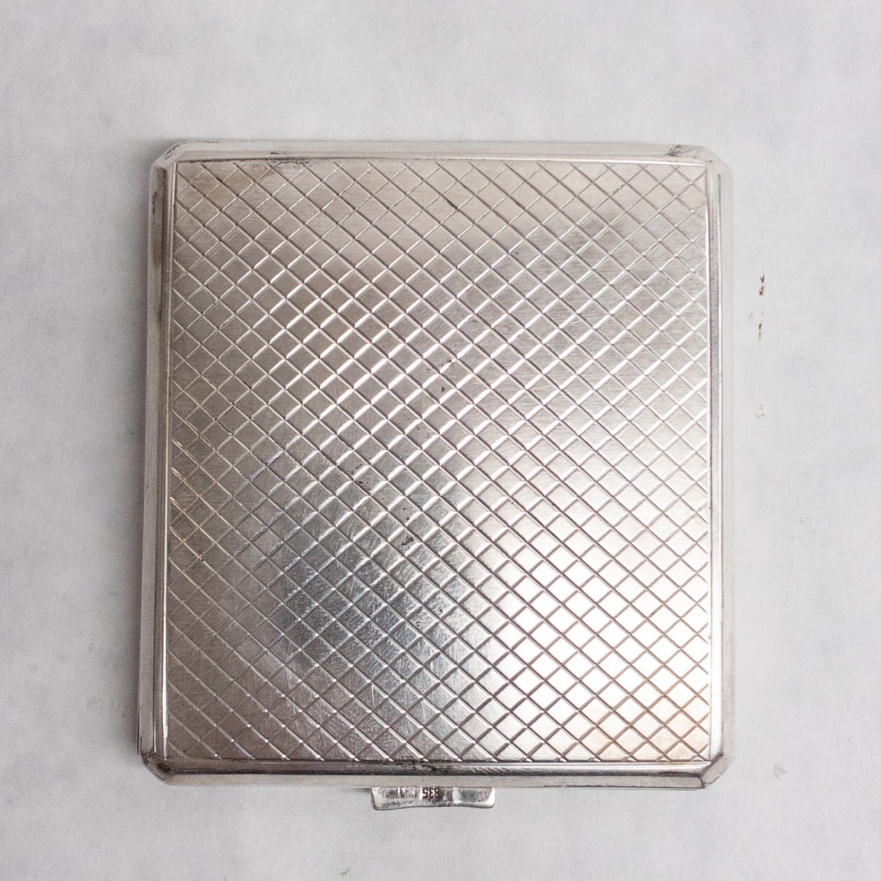 835 Silver Vintage Cigarette Case