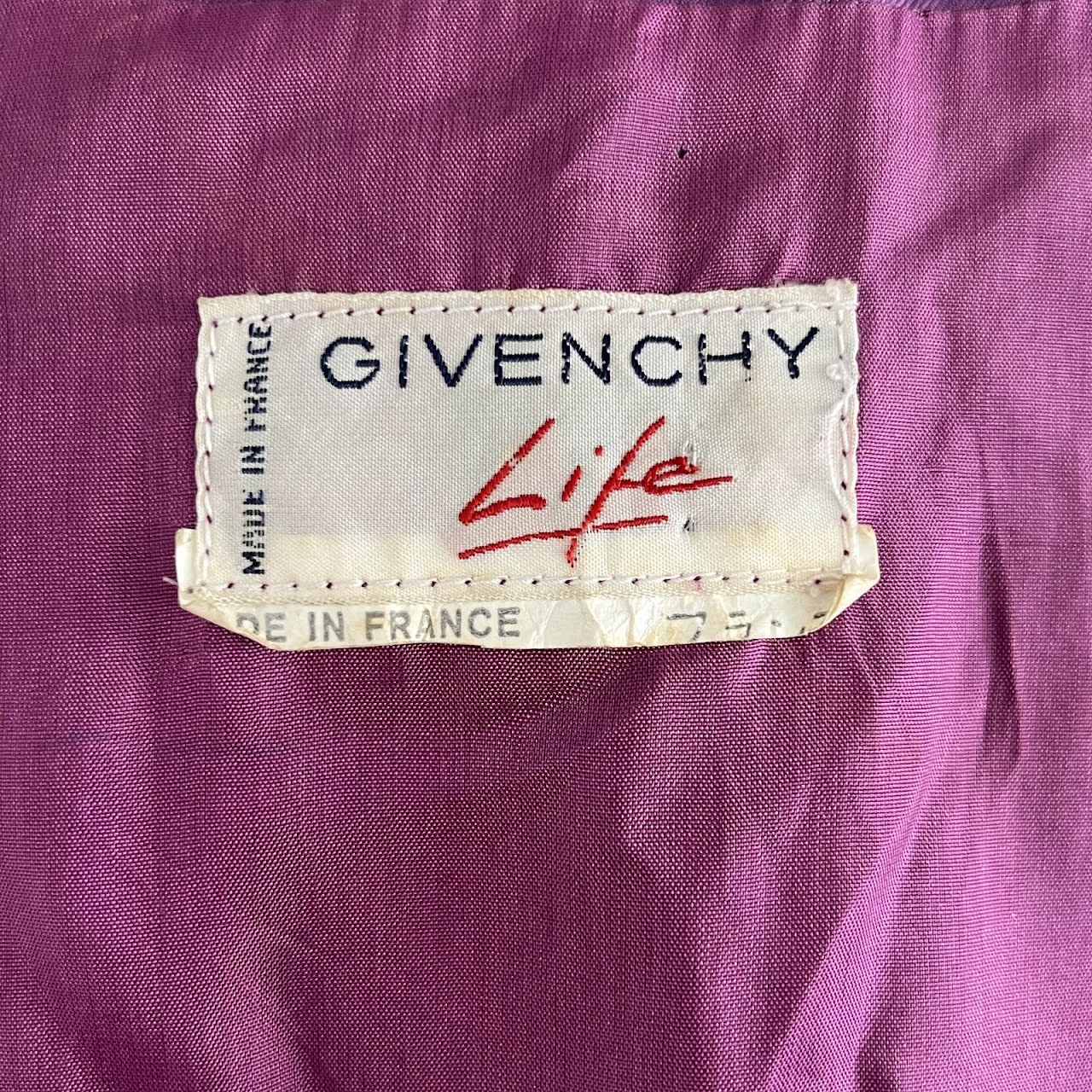 Givenchy Life Vintage Purple Jacket