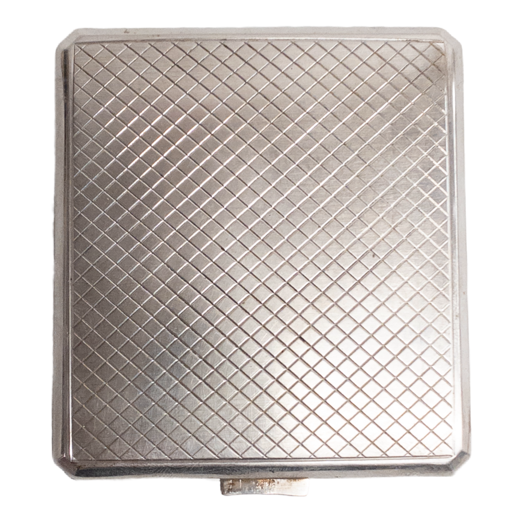 835 Silver Vintage Cigarette Case