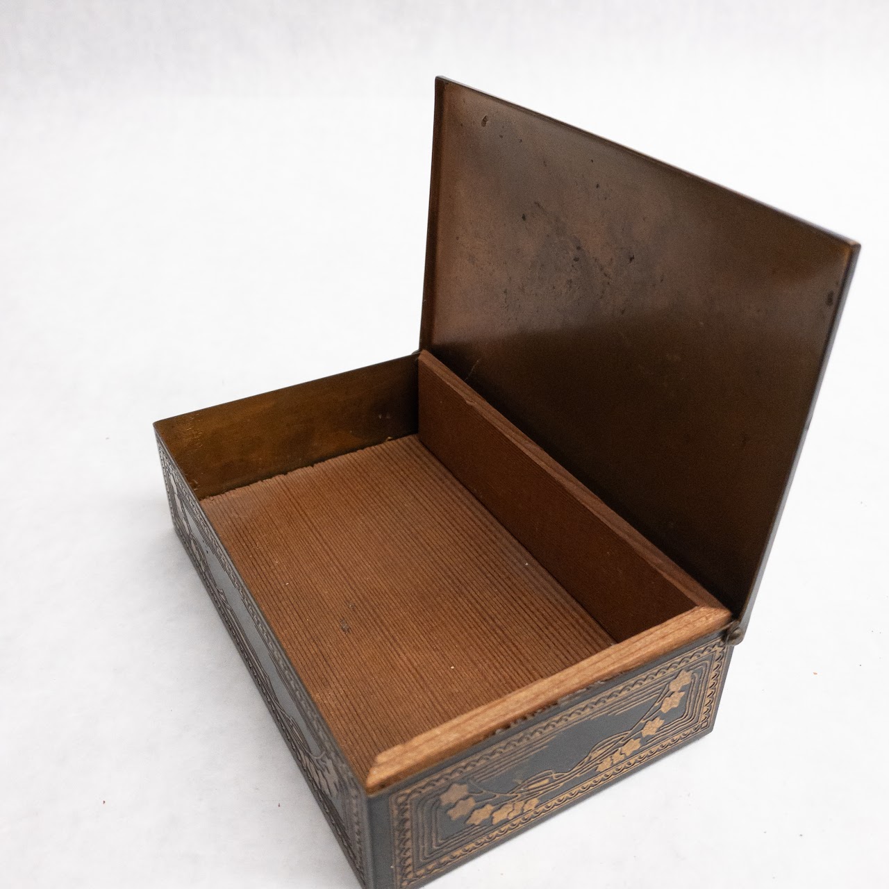 Vintage Copper Cigarette Box