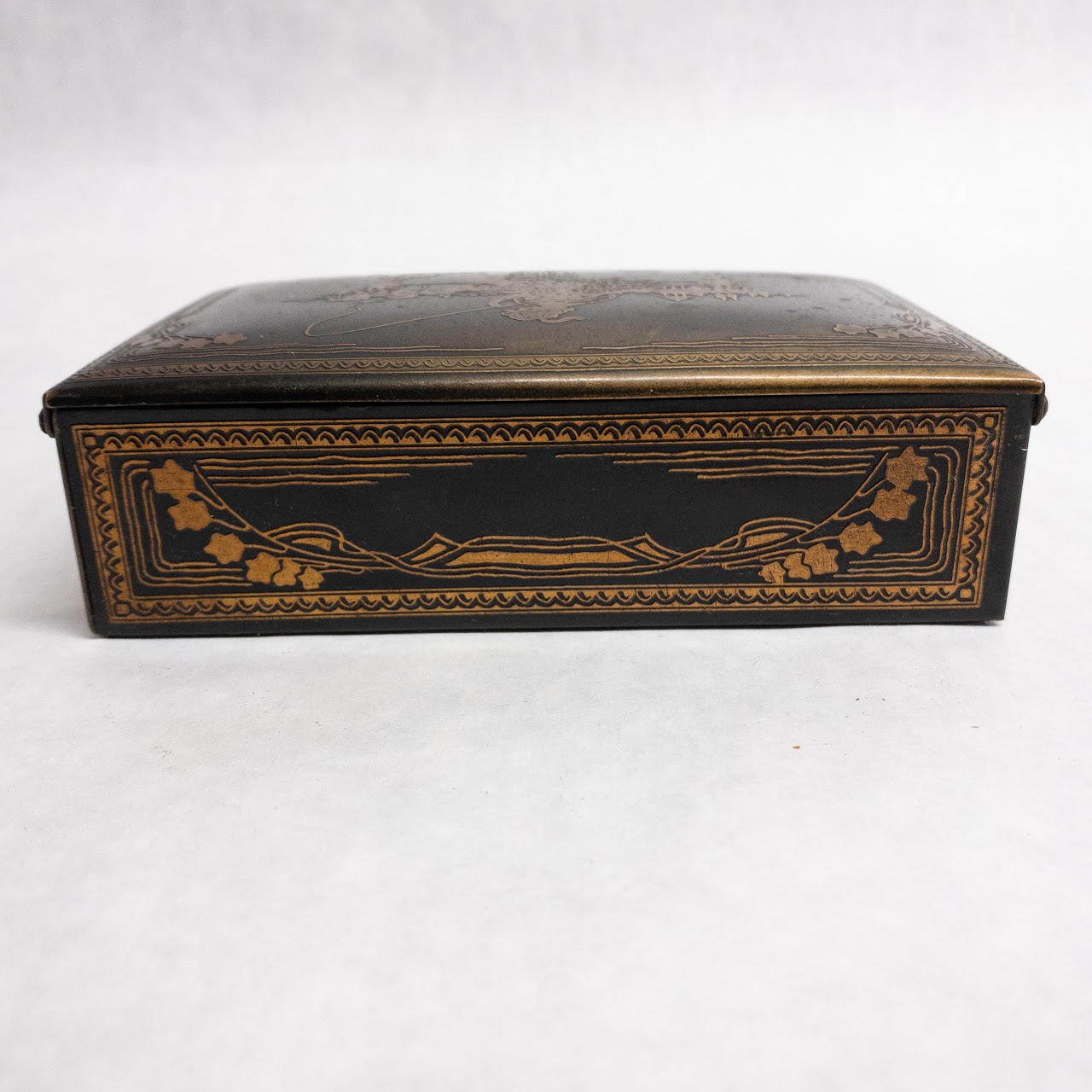 Vintage Copper Cigarette Box