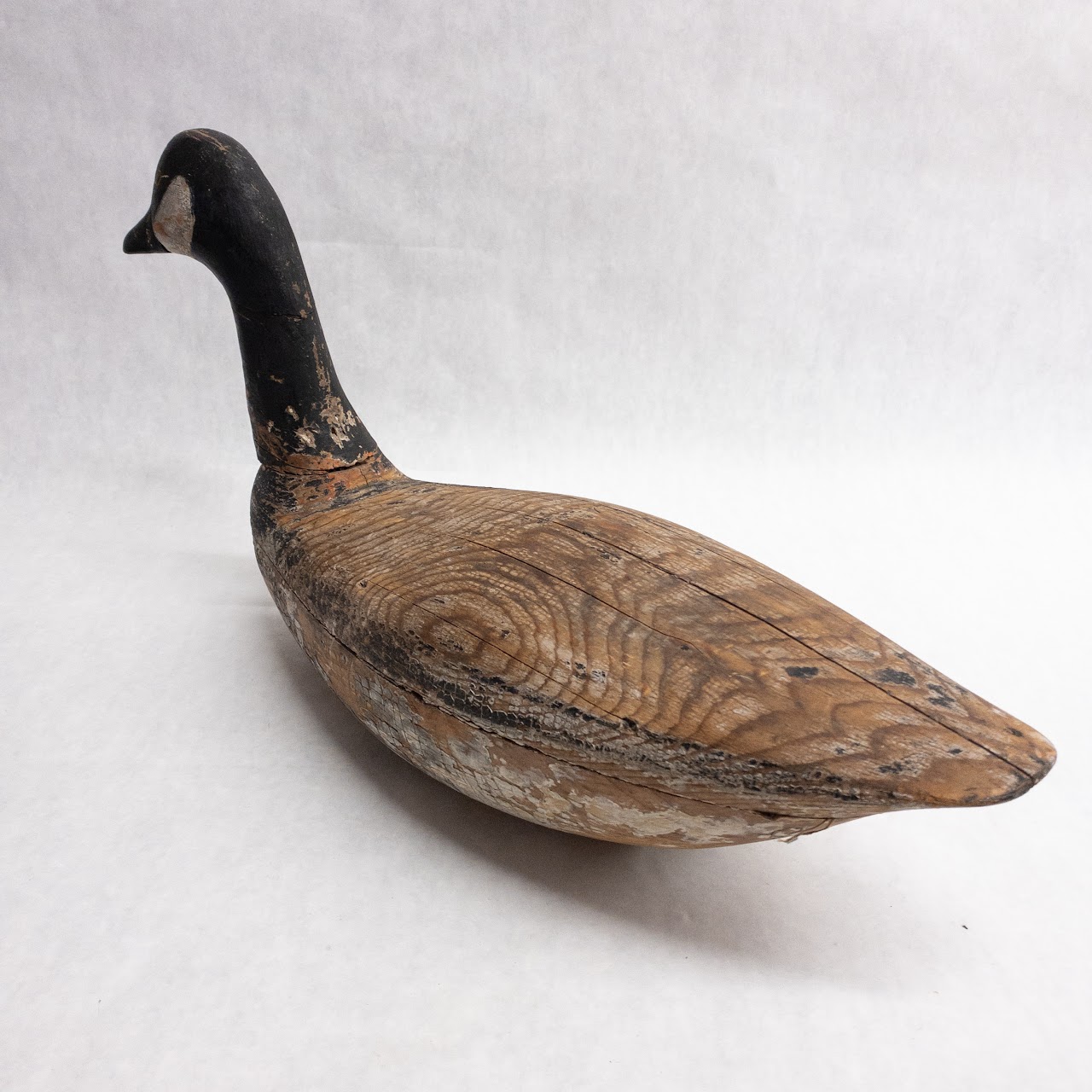 Hand Carved Wooden Goose Decoy