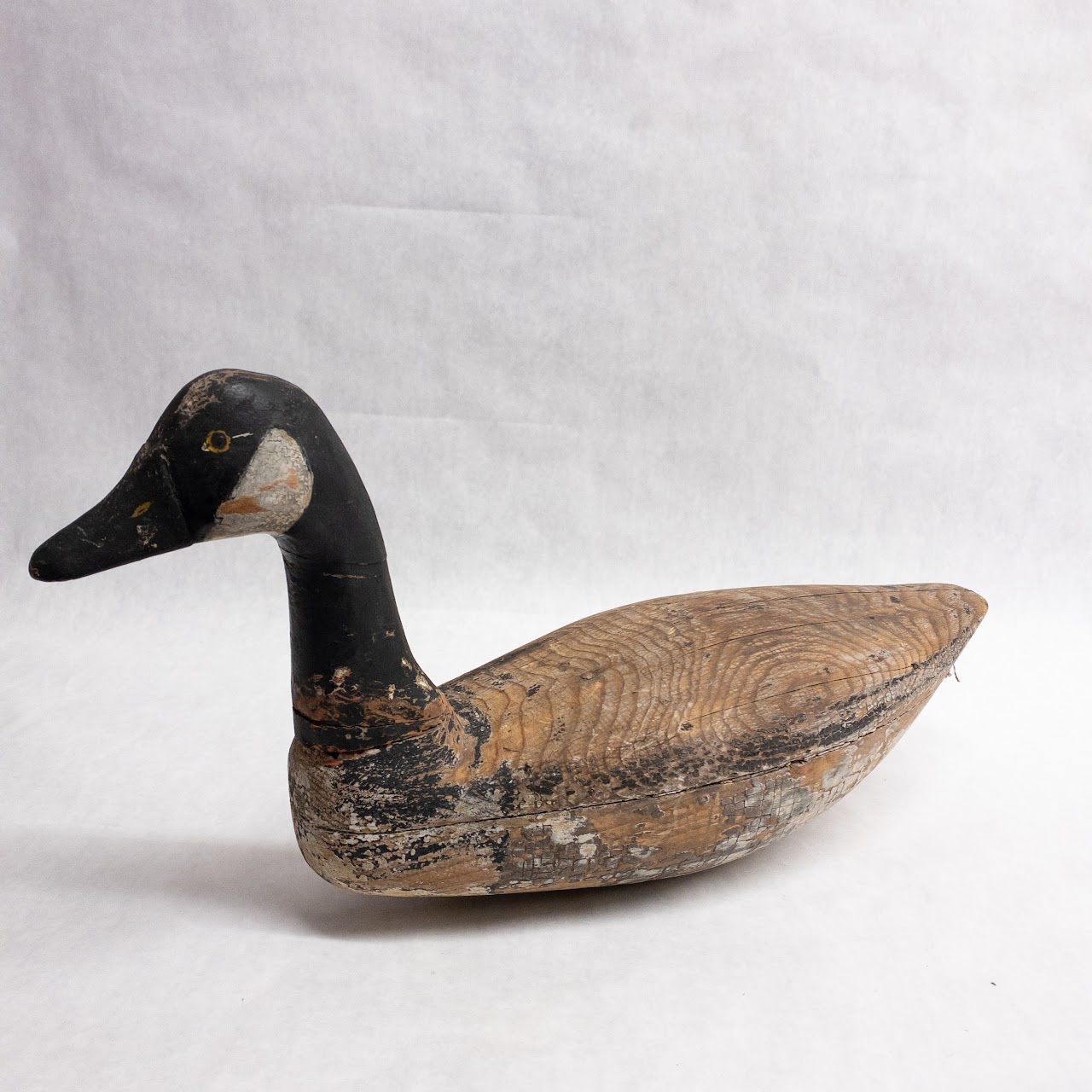 Hand Carved Wooden Goose Decoy