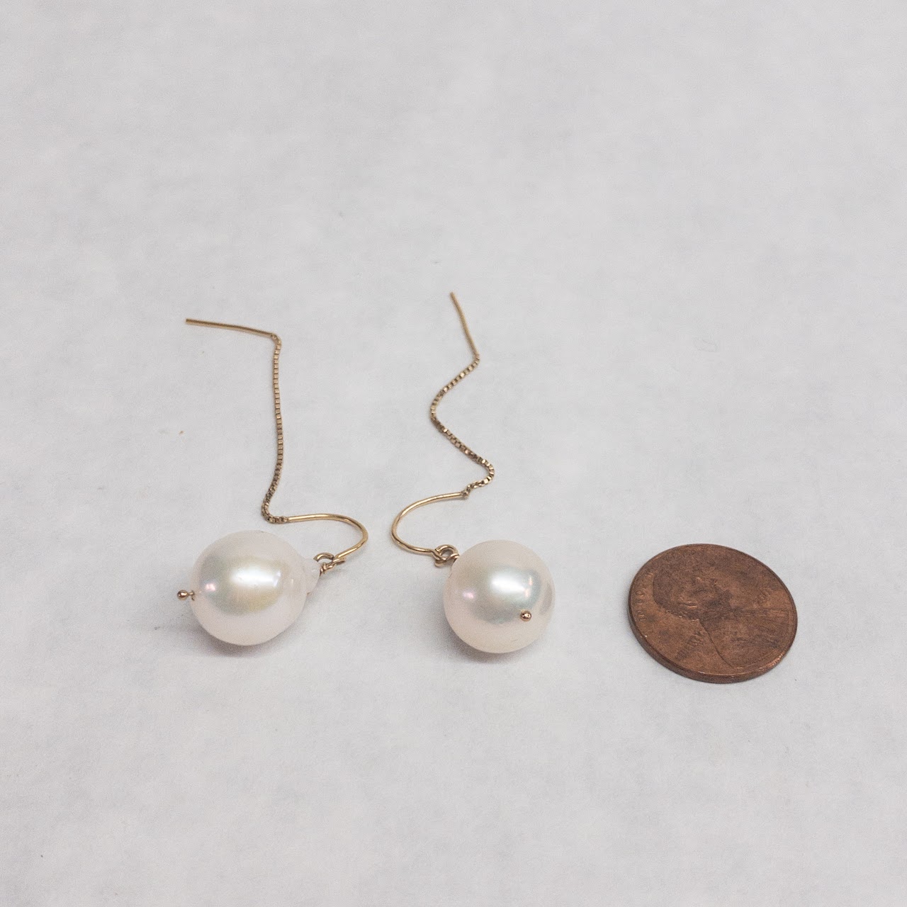 Freshwater Baroque Pearl Drop Earrings