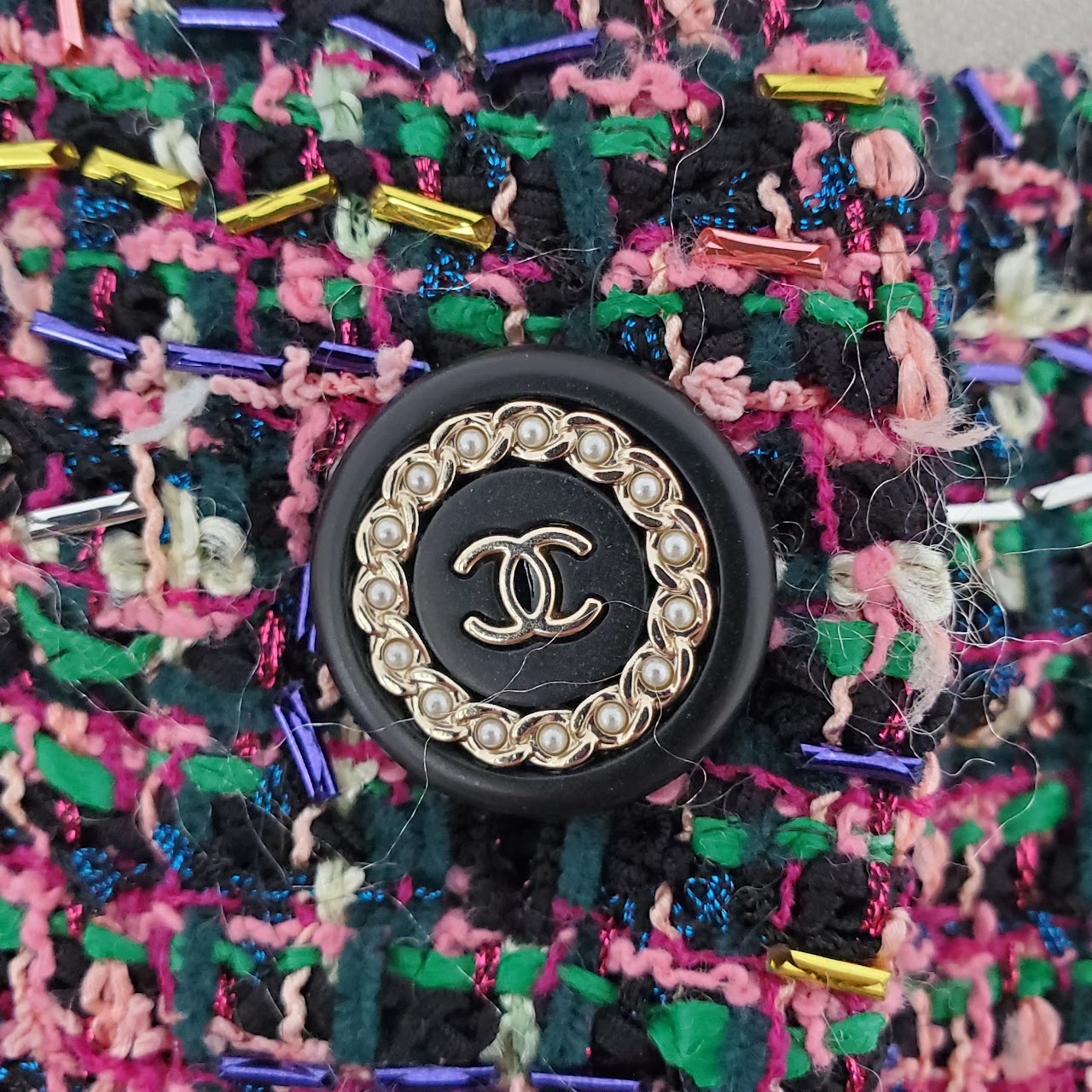 Chanel Tweed & Bugle Bead Jacket