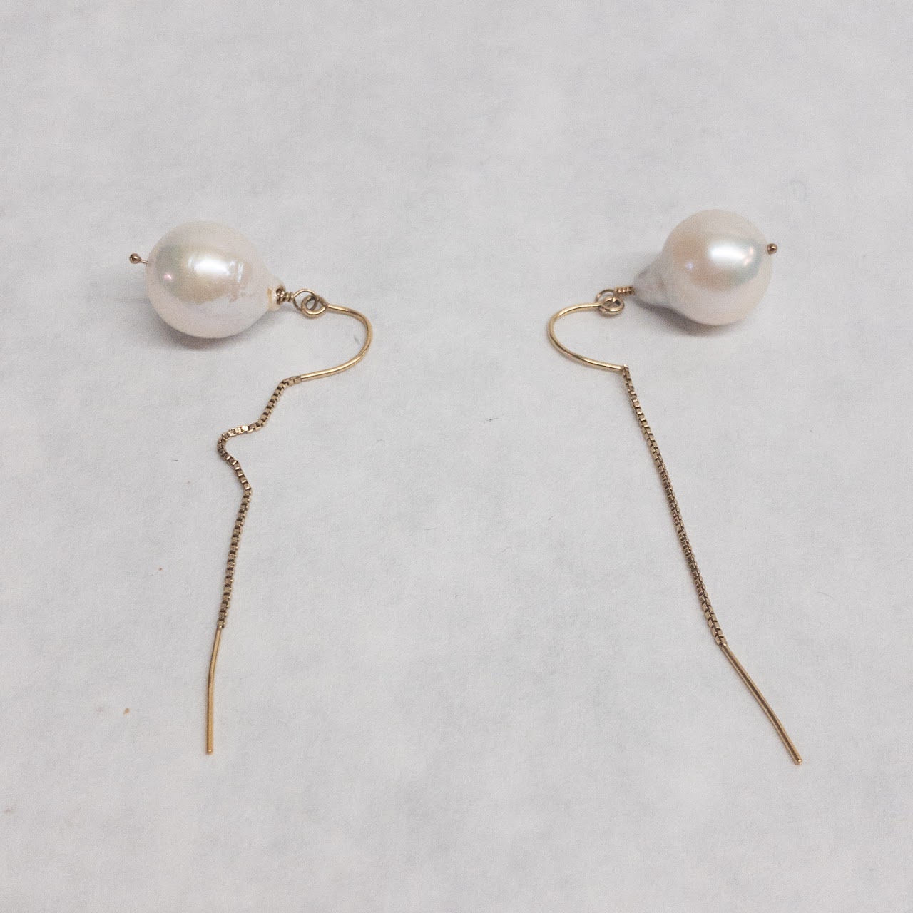 Freshwater Baroque Pearl Drop Earrings