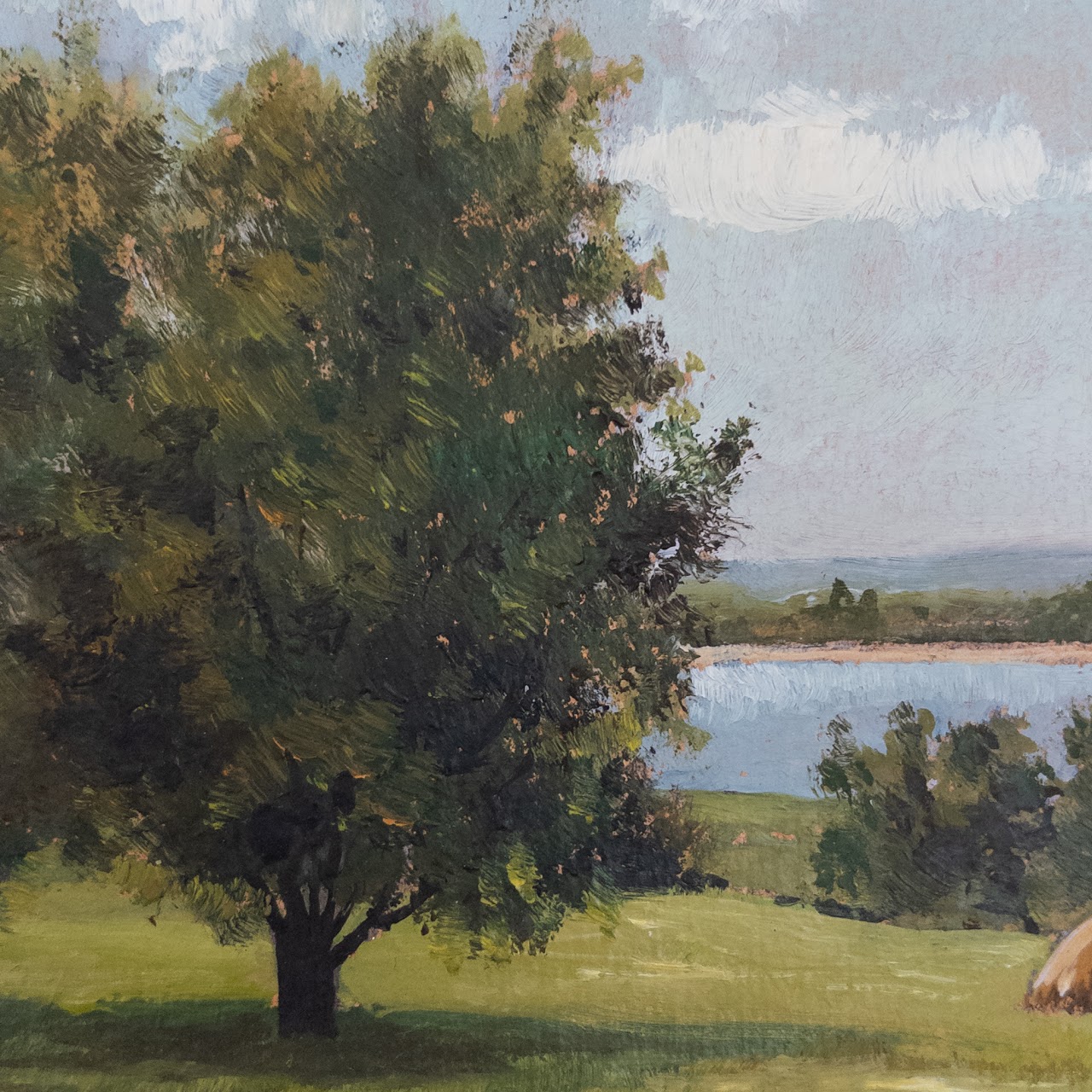 Summer Landscape Oil Painting