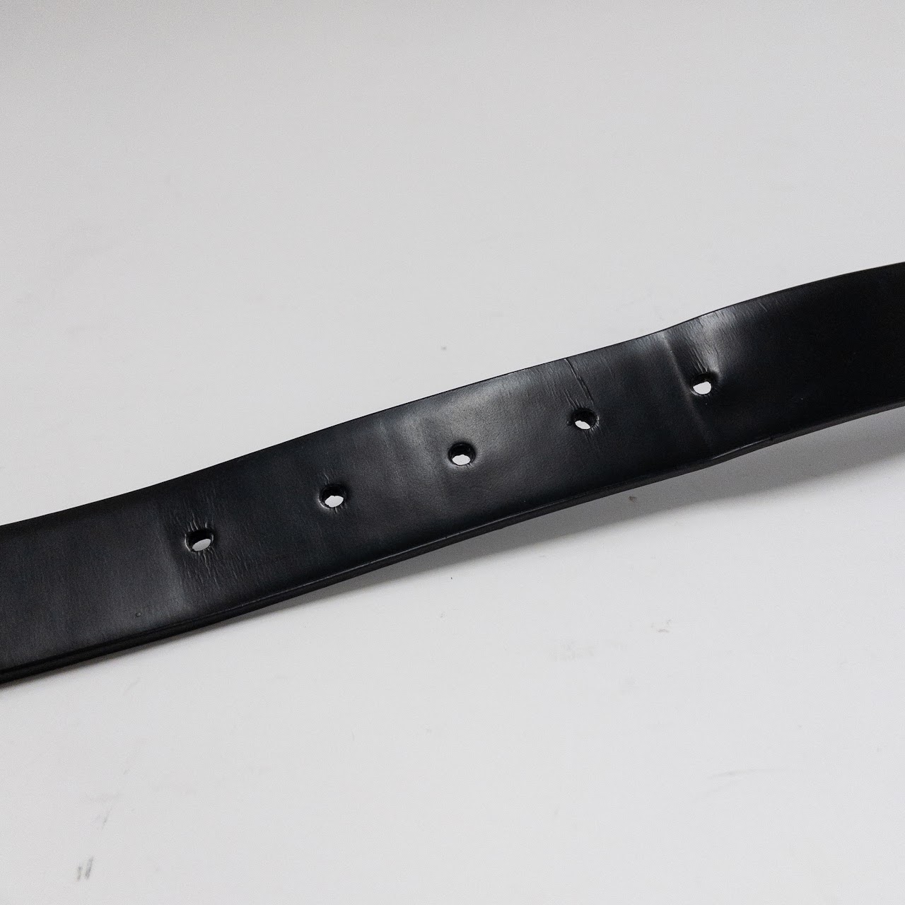 Prada Matte Black Leather Belt