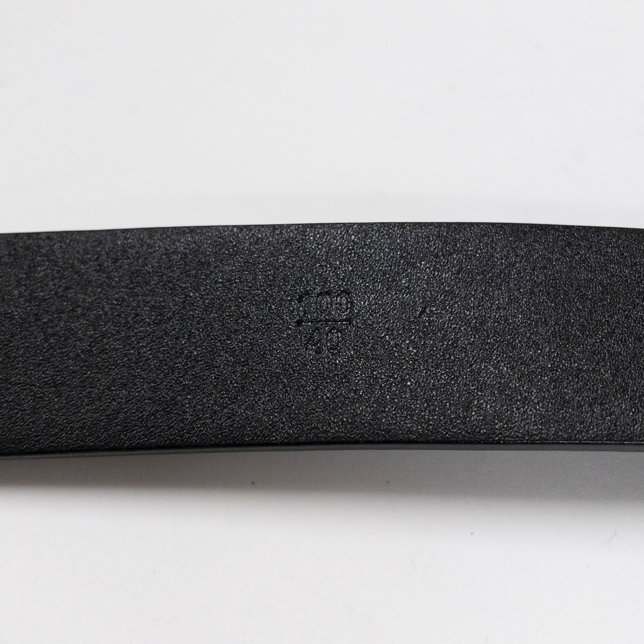 Prada Matte Black Leather Belt