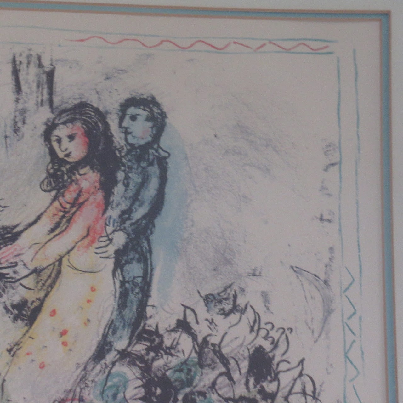 Marc Chagall The Ride Lithograph