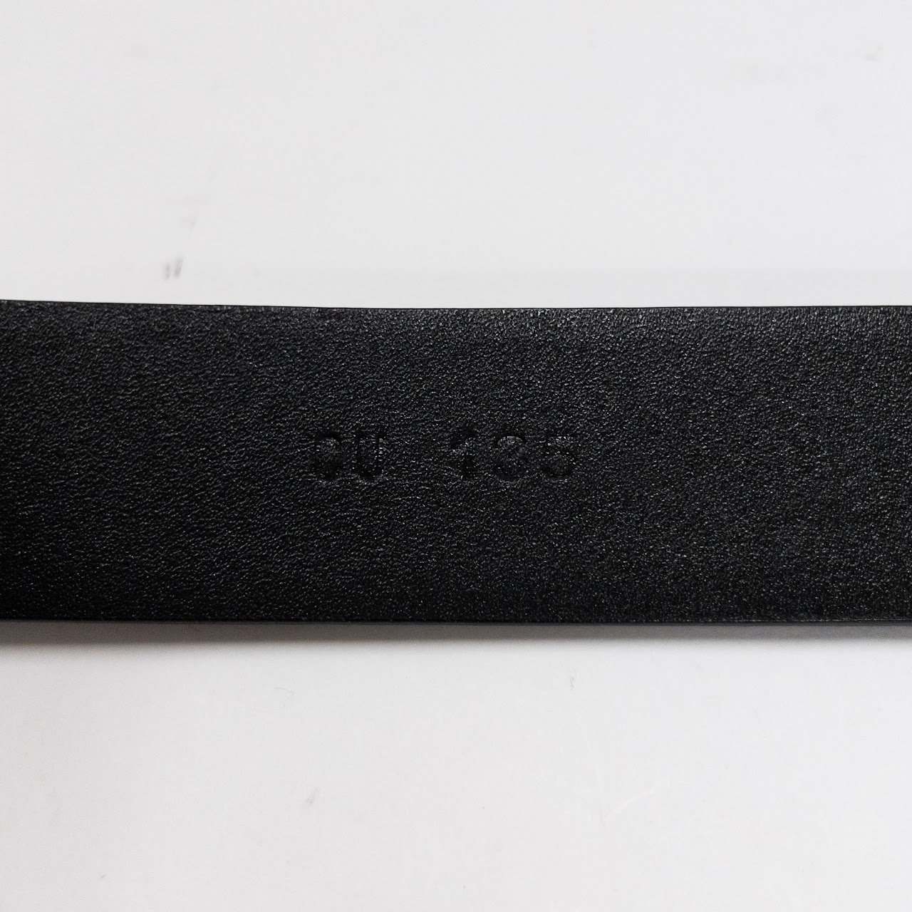 Prada Matte Black Leather Belt