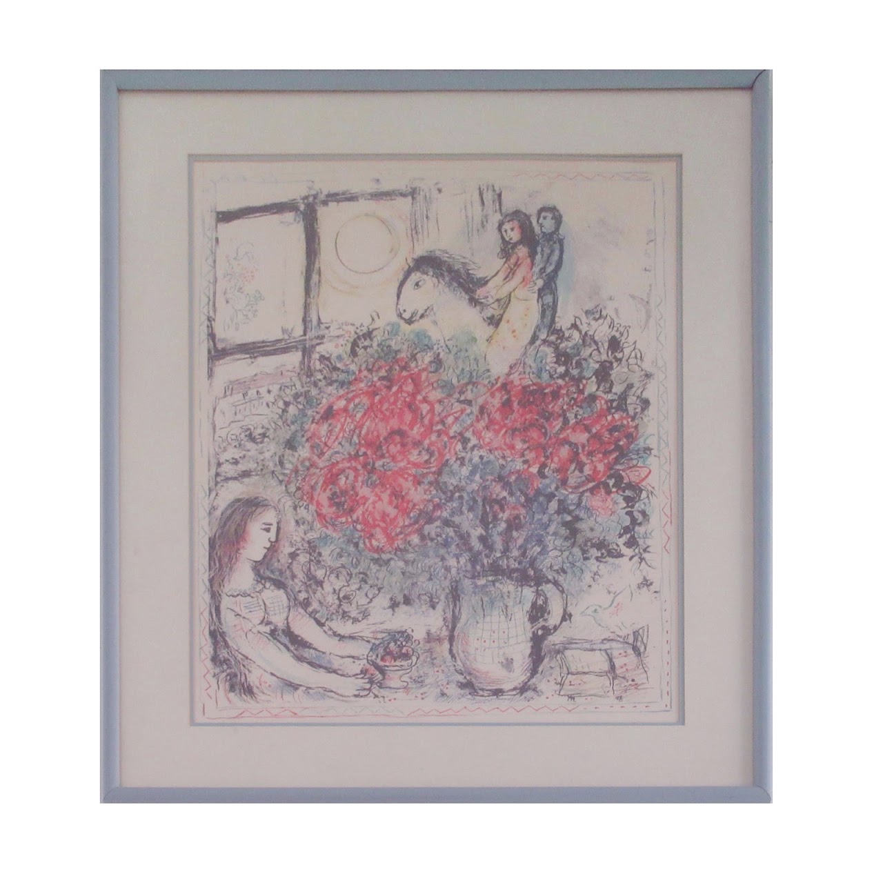 Marc Chagall The Ride Lithograph