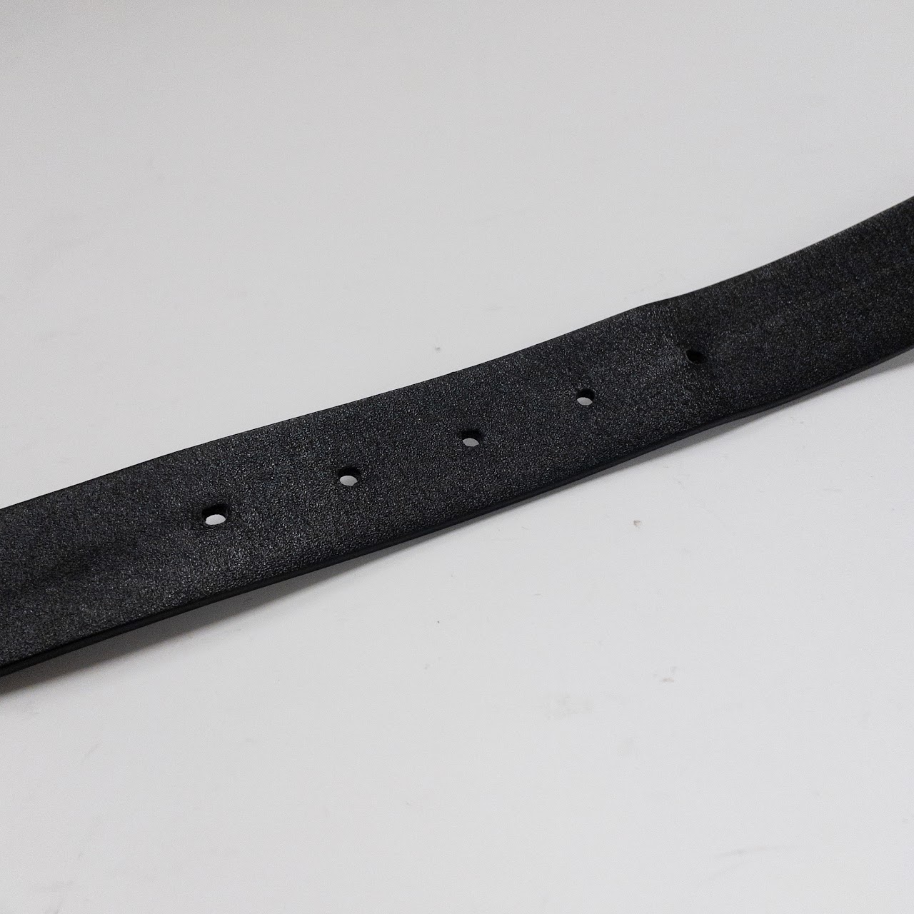 Prada Matte Black Leather Belt