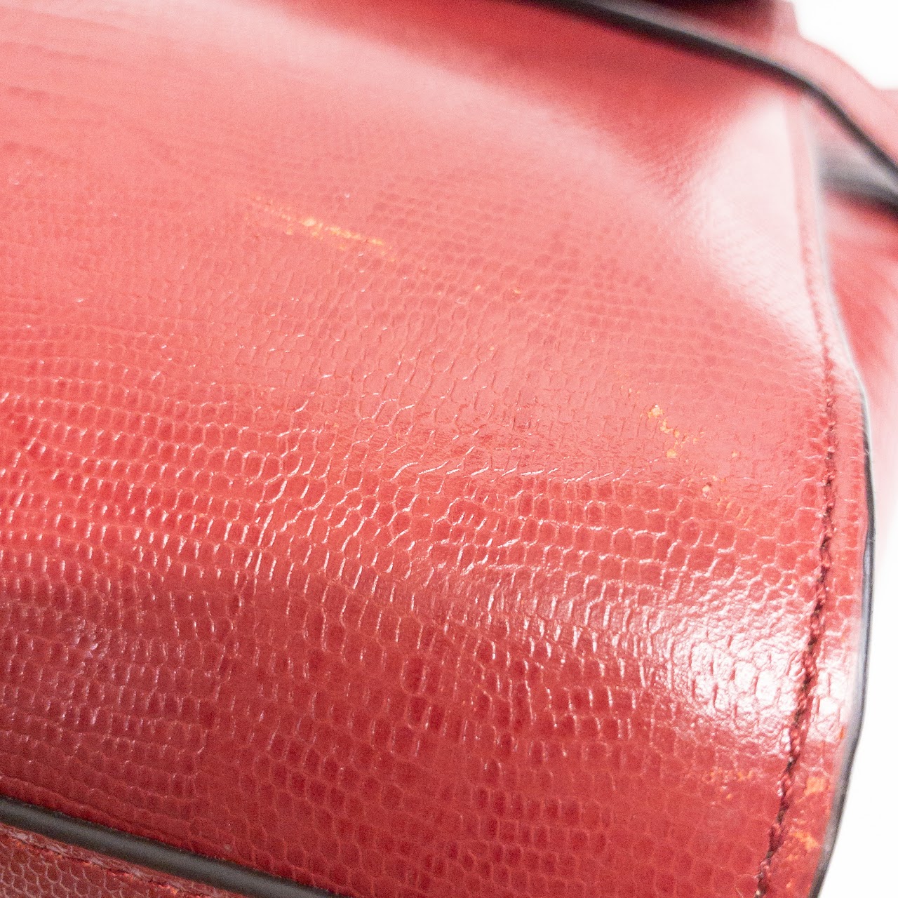 Henri Bendel Red Leather Bag