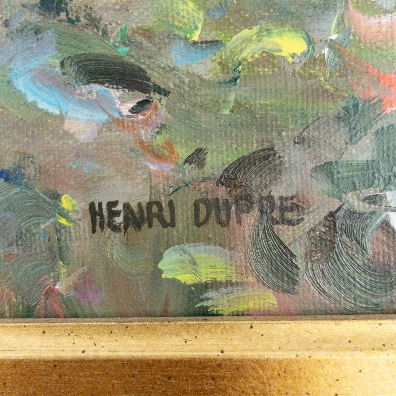 Henri Dupre Signed Impressionist Painting