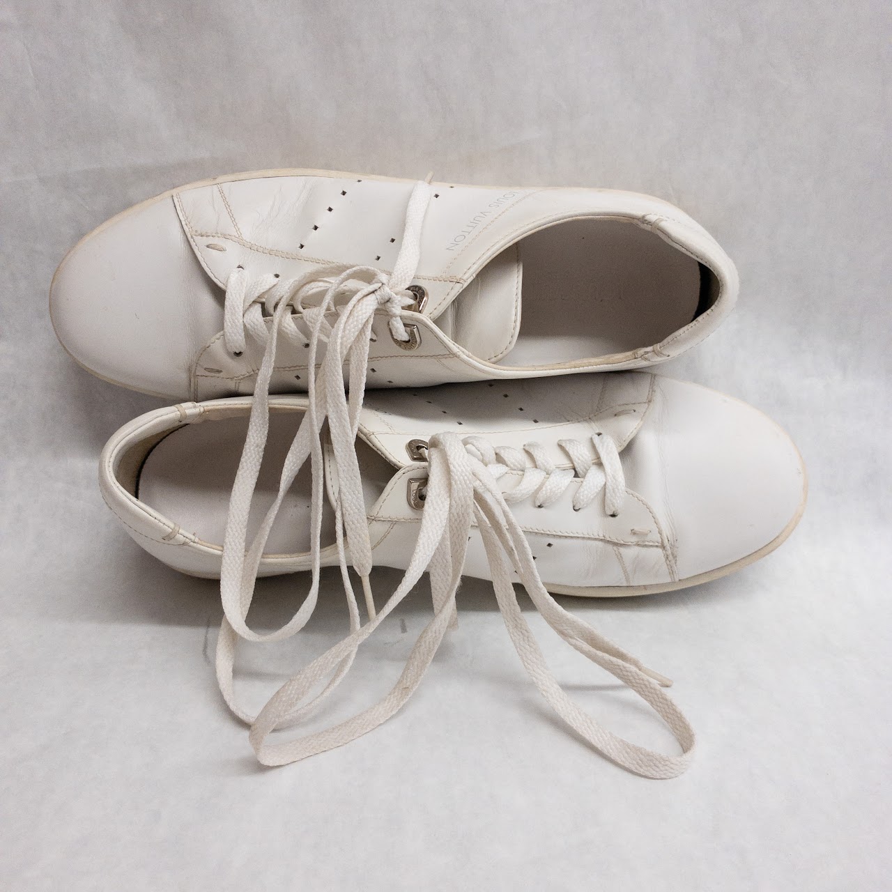 Louis Vuitton White Leather Trainers