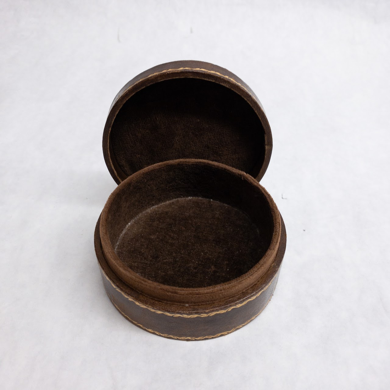 B. Altman Vintage Leather Trinket Box