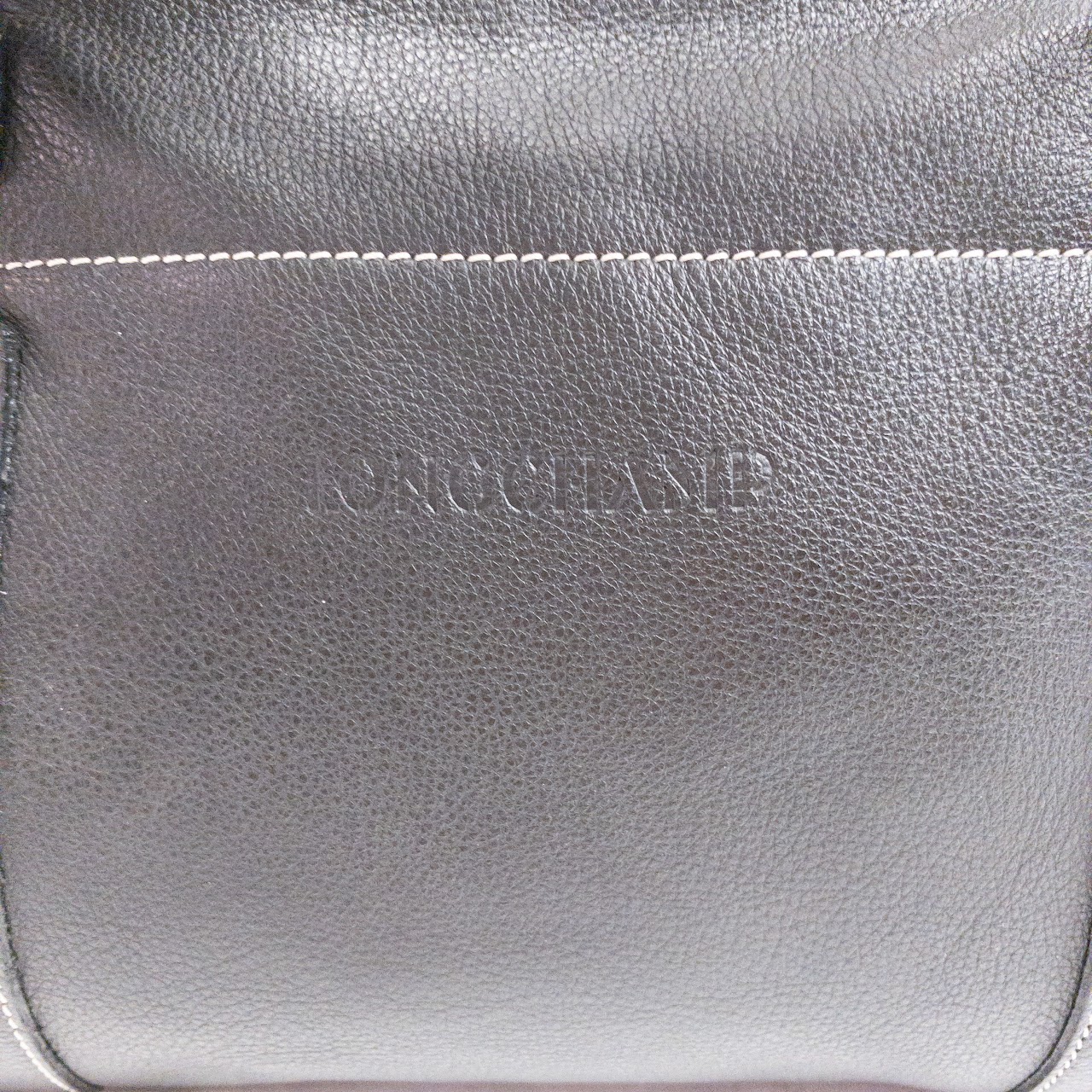 Longchamp Black Leather Handbag