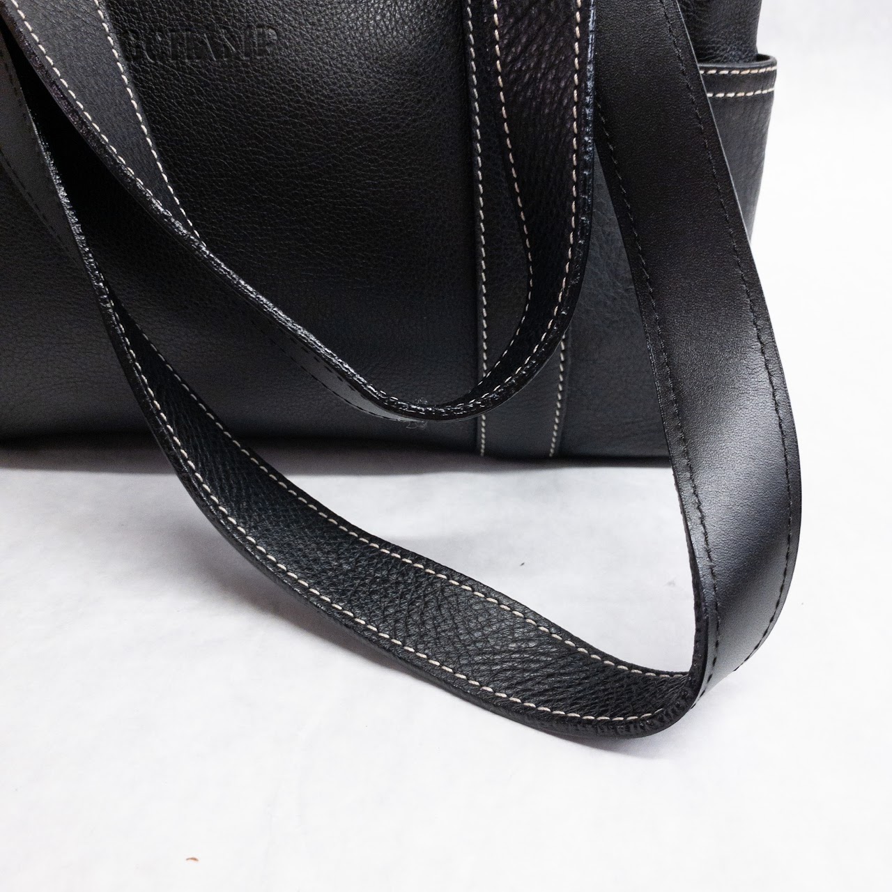 Longchamp Black Leather Handbag