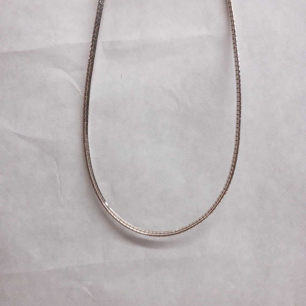 Sterling Silver Omega Chain