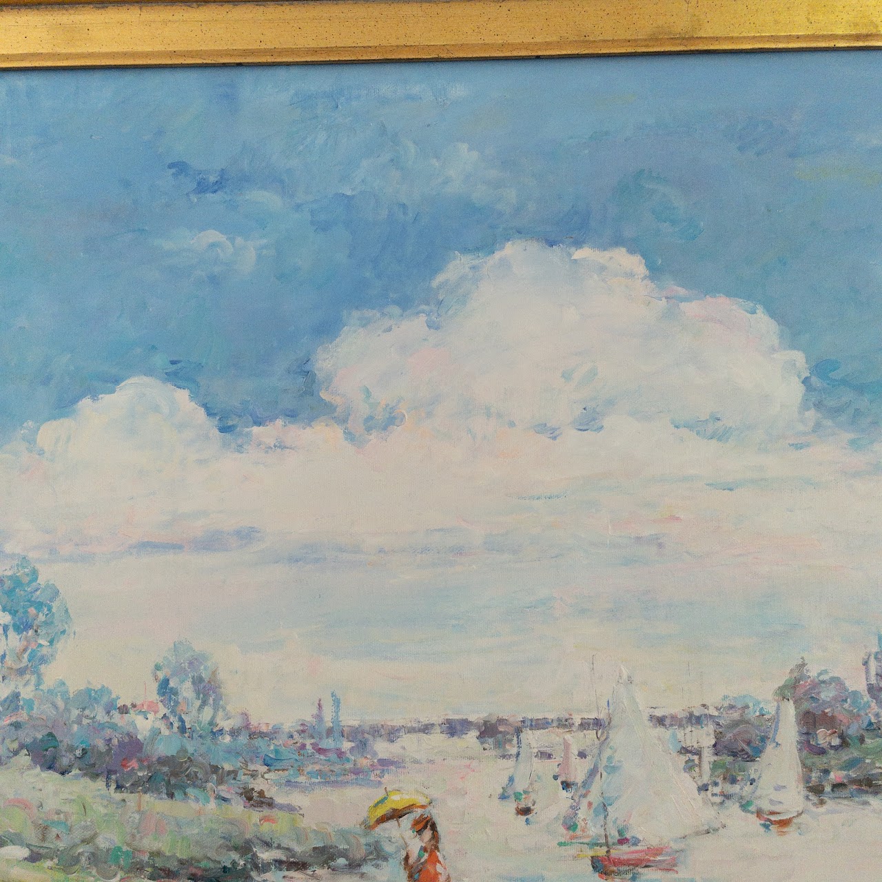 Henri Dupre Signed Impressionist Painting