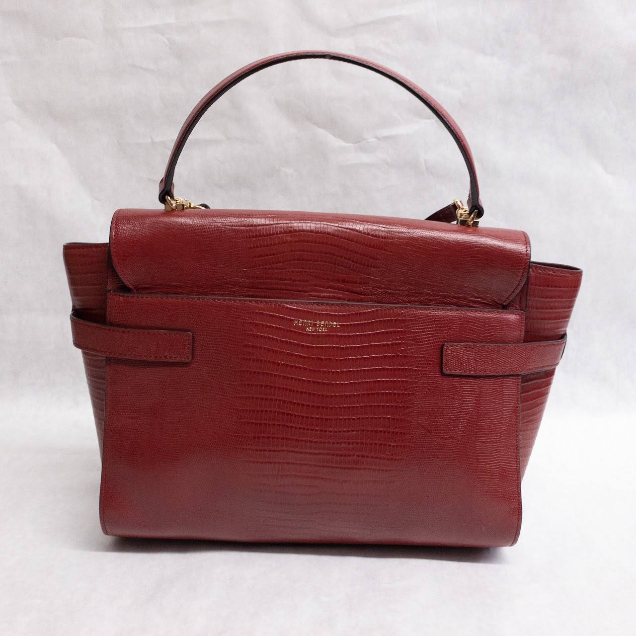 Henri Bendel Red Leather Bag