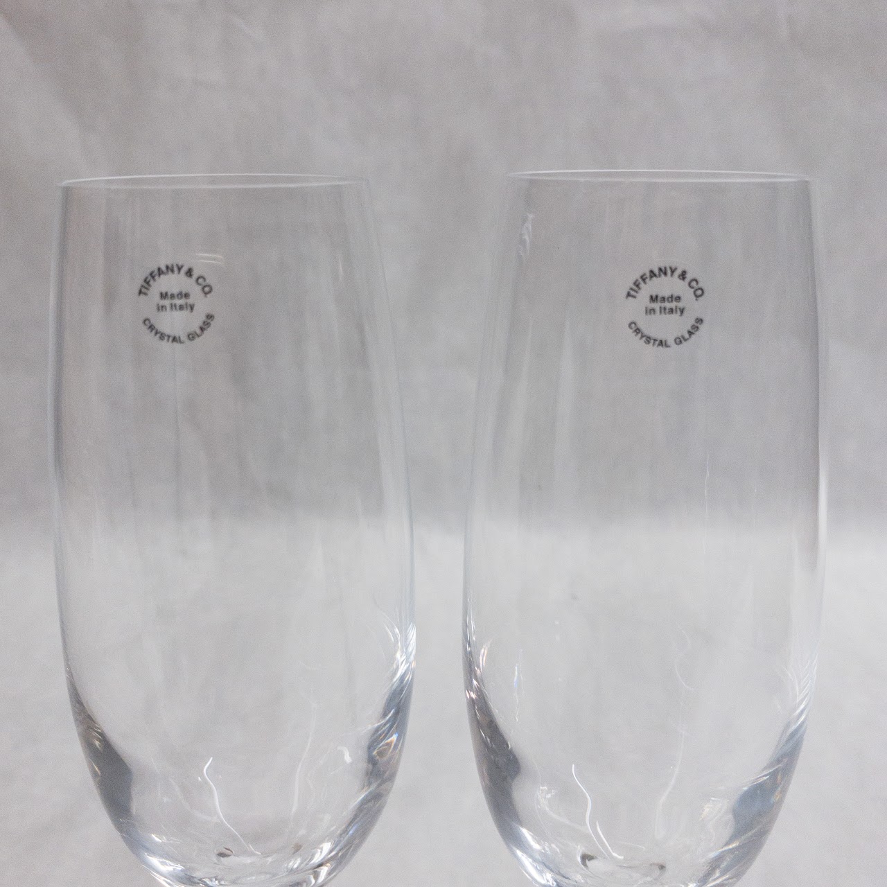 Tiffany & Co. Champagne Flute Pair