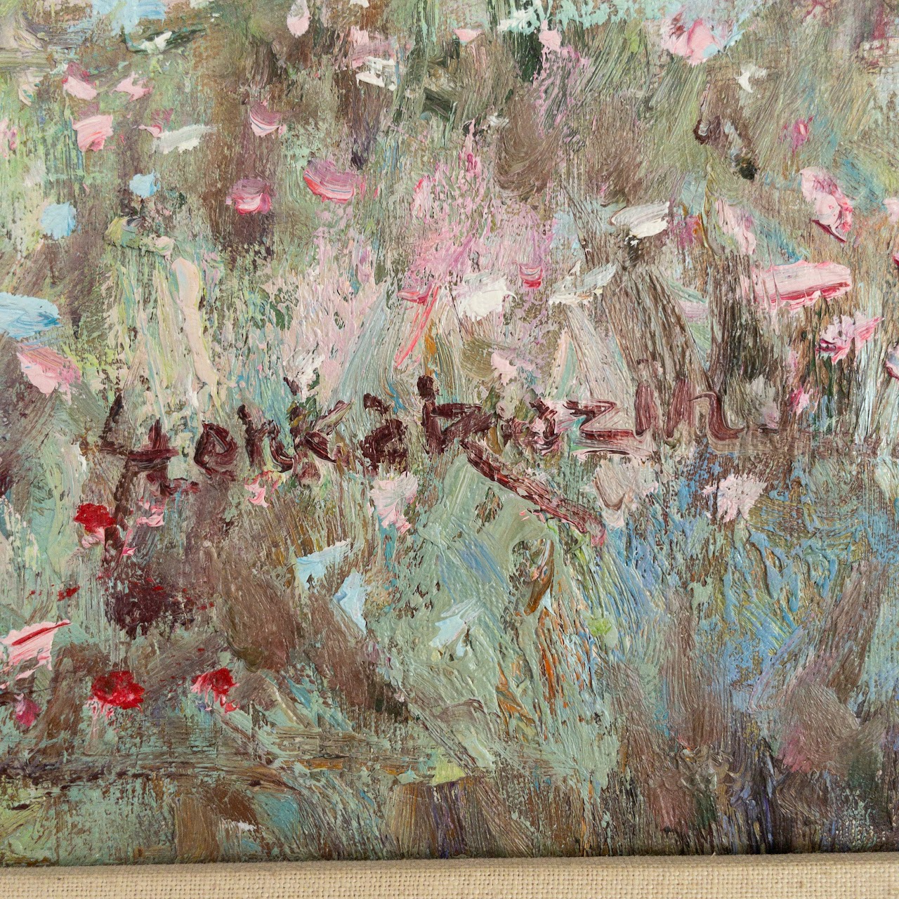 Stenka Razin Signed Impressionist Painting