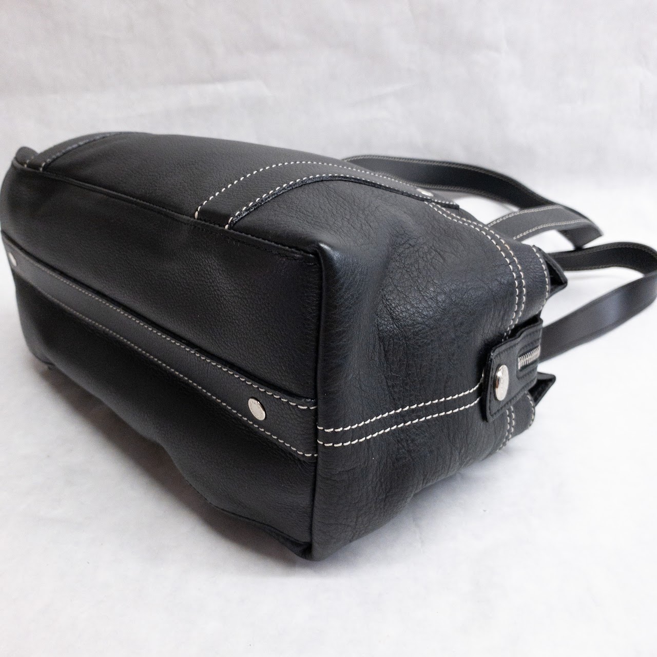 Longchamp Black Leather Handbag