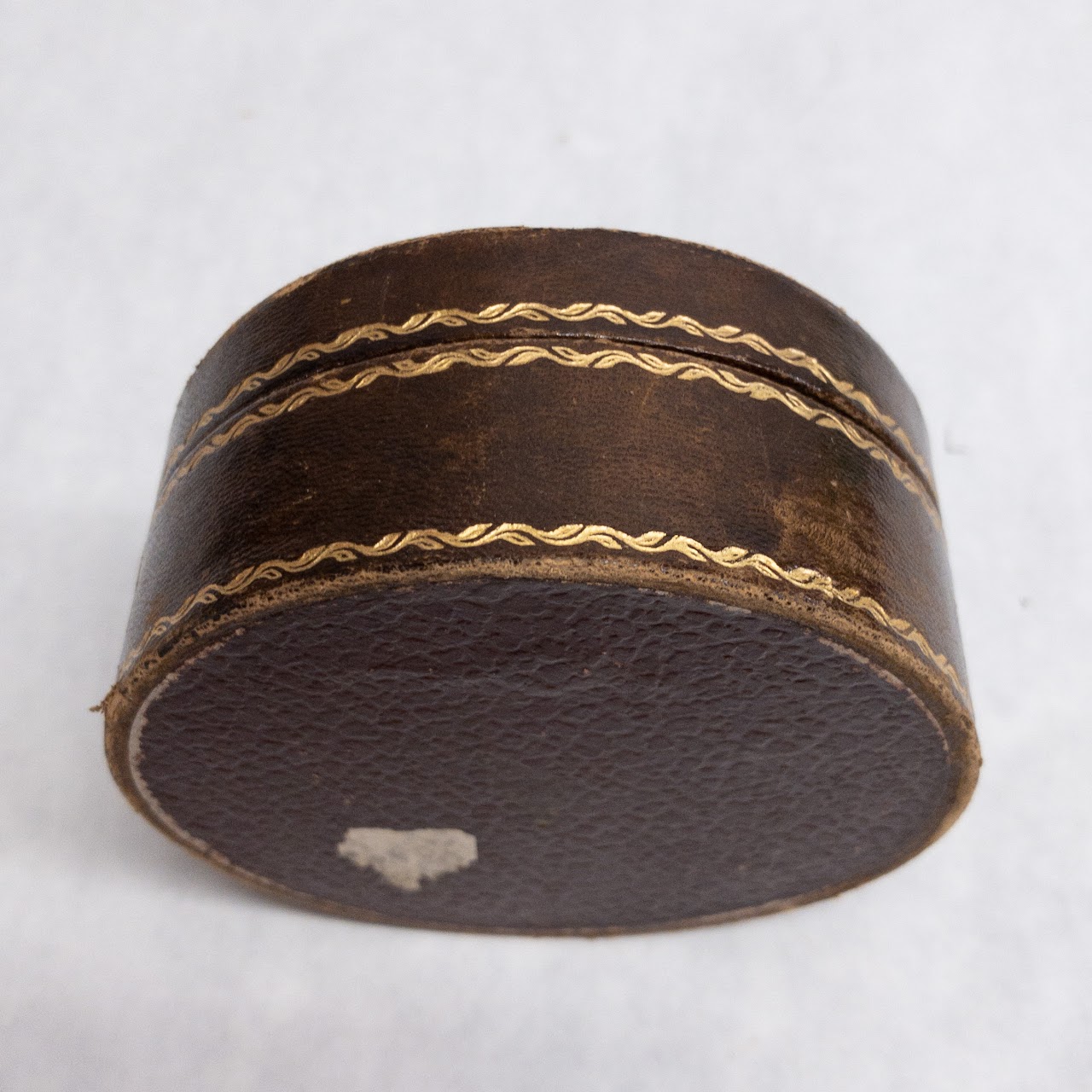 B. Altman Vintage Leather Trinket Box