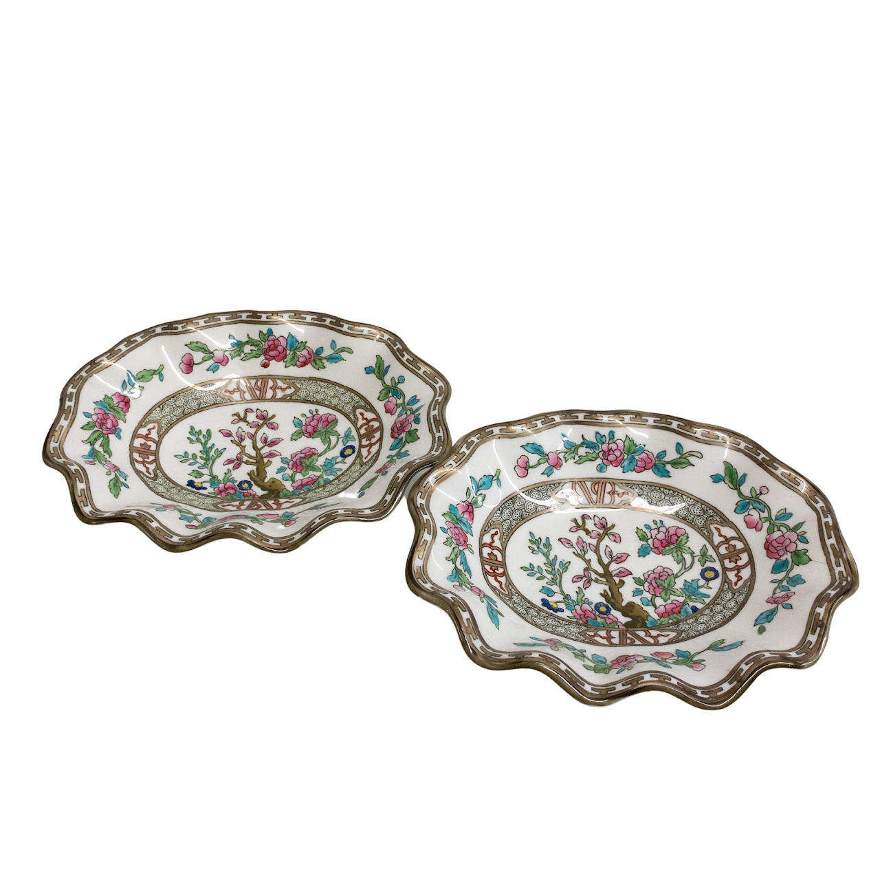 Coalport 'Indian Tree' Dish Pair