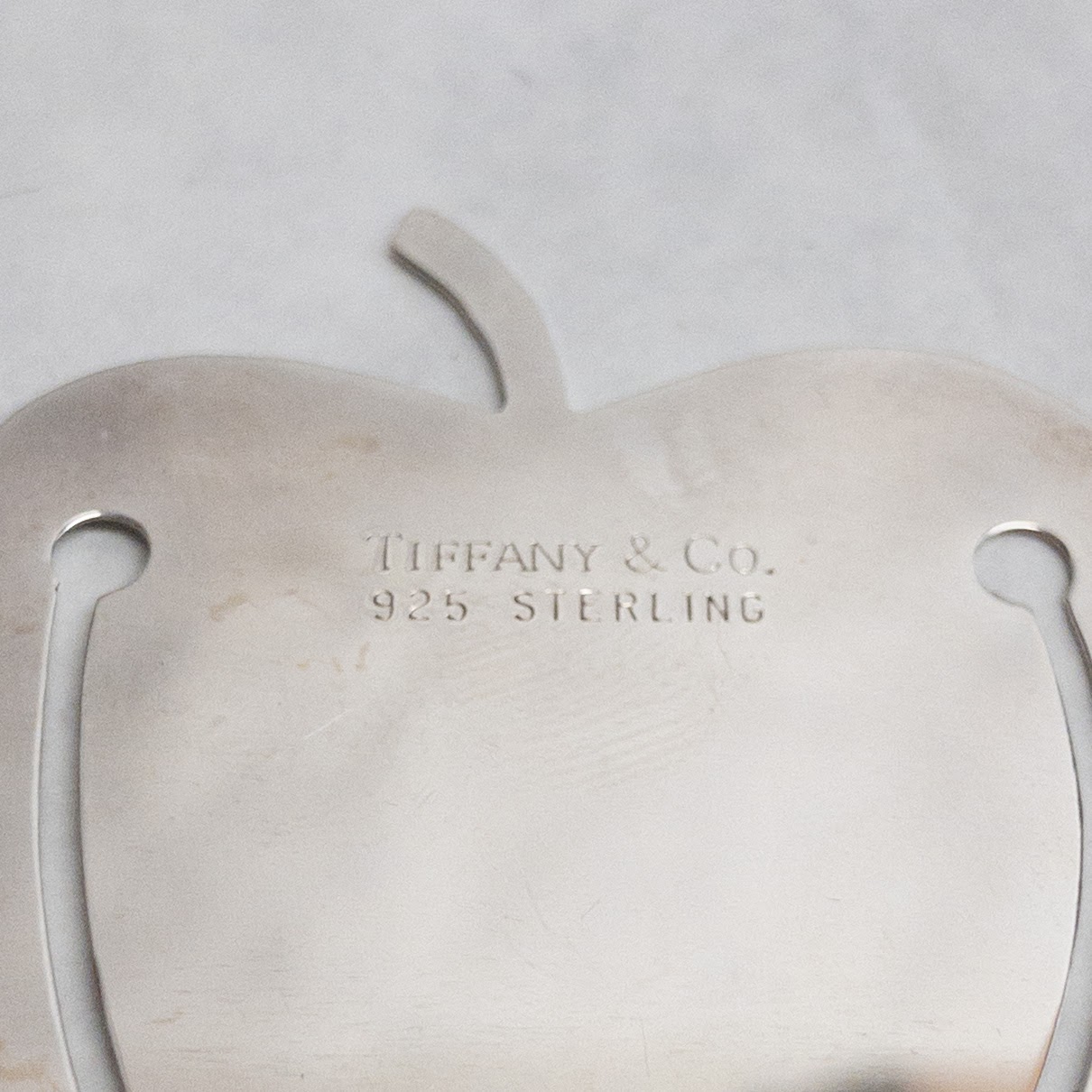 Tiffany & Co. Sterling Silver Apple Bookmark