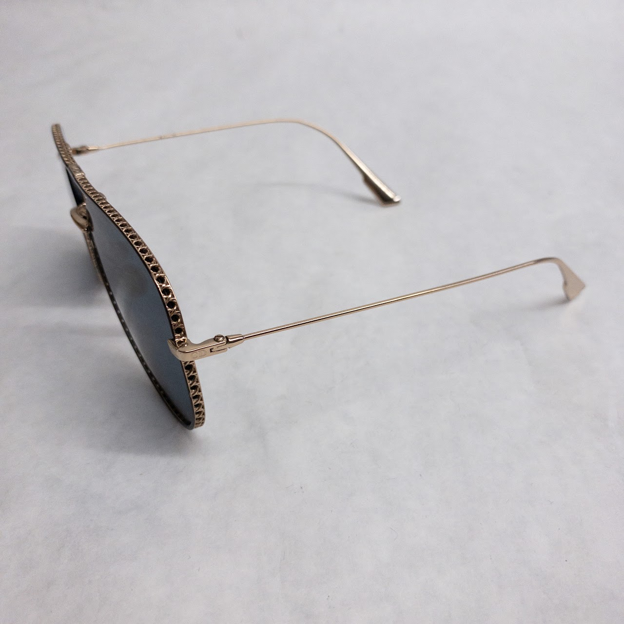 Christian Dior by Dior Brass Aviator Sunglasses