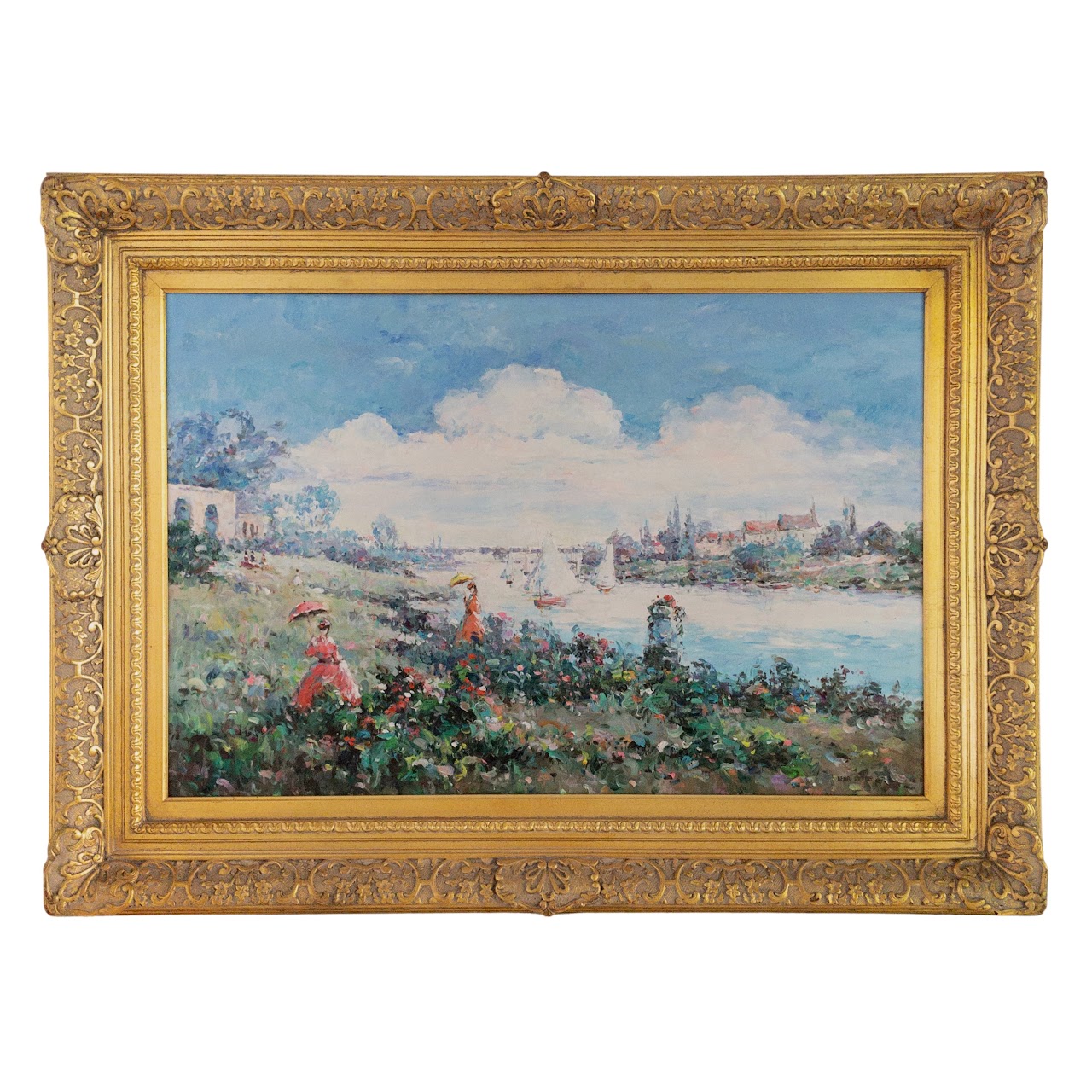 Henri Dupre Signed Impressionist Painting